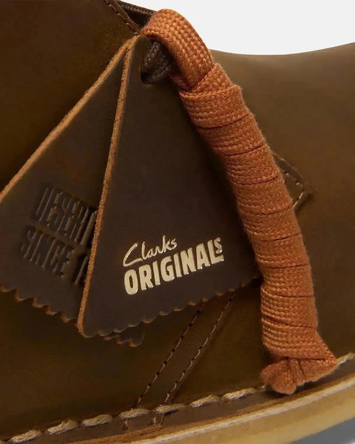 CLARKS ORIGINALS MENS DESERT BOOTS BEESWAX - Image 7