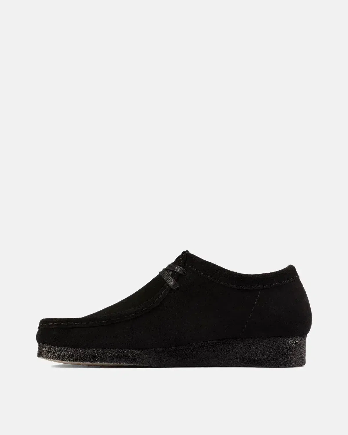 CLARKS ORIGINALS WALLABEE SHOES BLACK SUEDE - Image 5