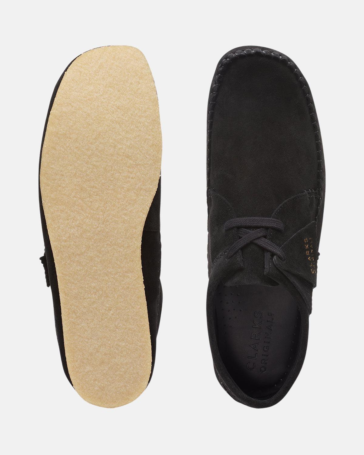 CLARKS ORIGINALS WEAVER SHOES BLACK SUEDE - Image 7