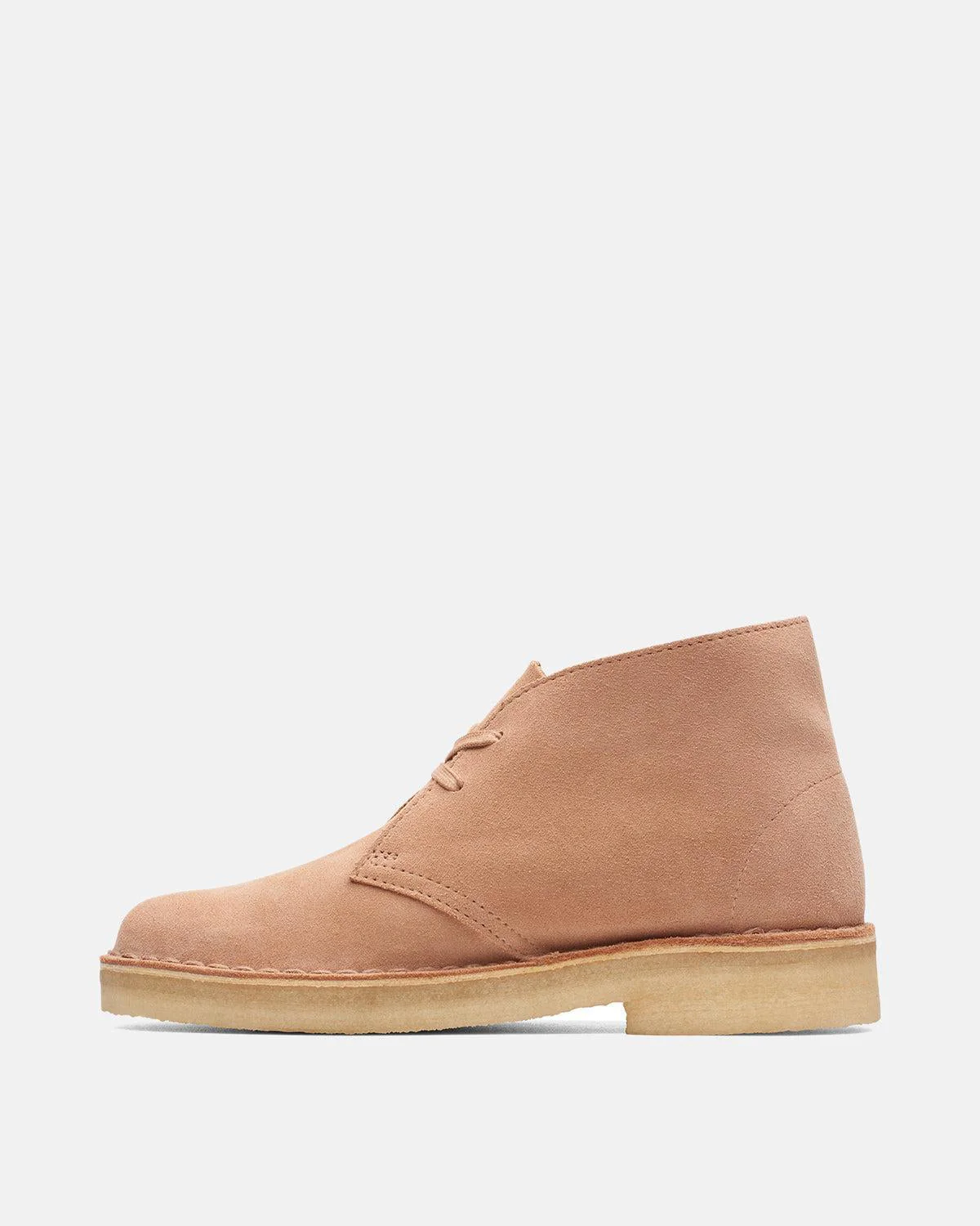 CLARKS ORIGINALS WOMENS DESERT BOOTS WARM BEIGE SUEDE - Image 4