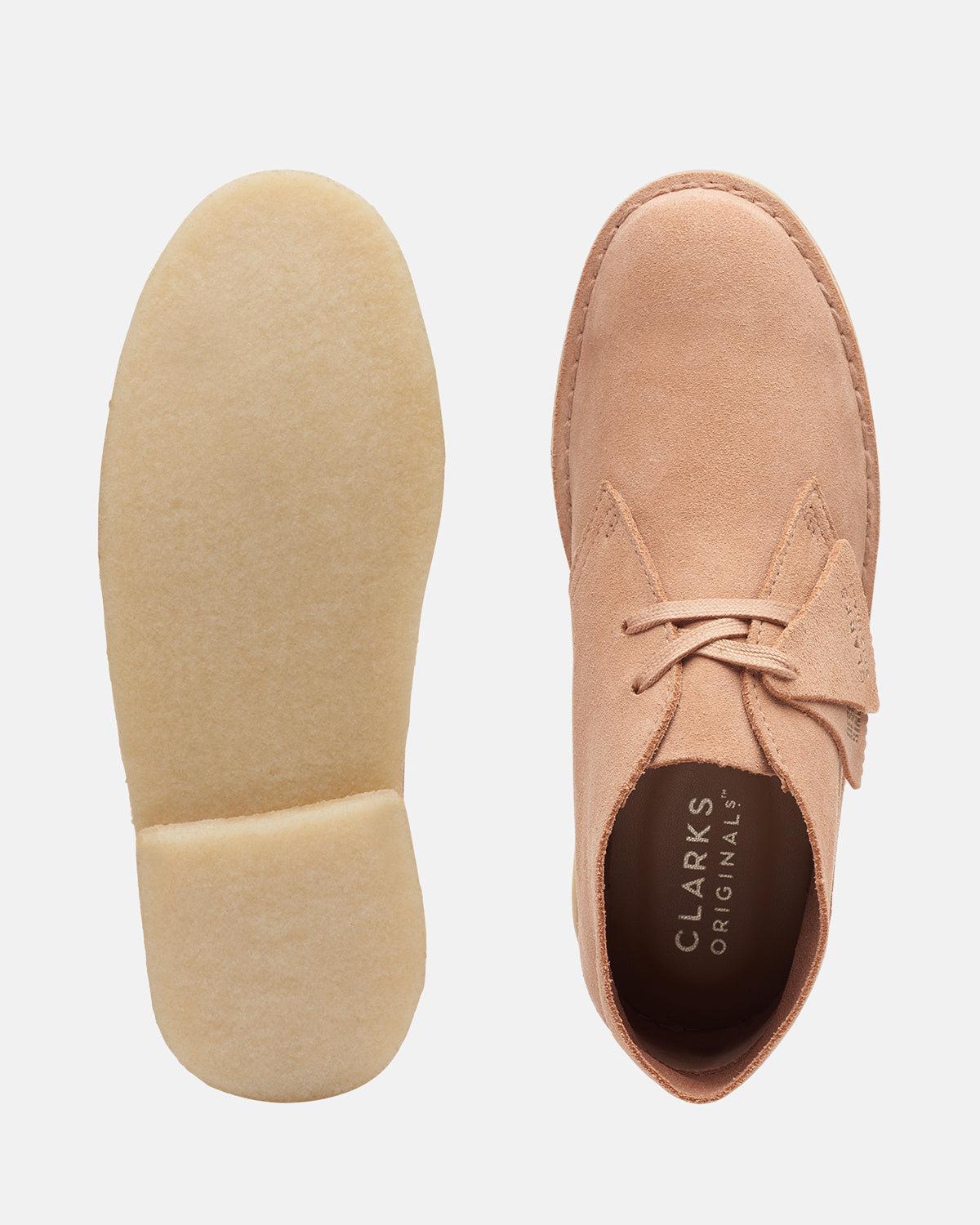 CLARKS ORIGINALS WOMENS DESERT BOOTS WARM BEIGE SUEDE - Image 7