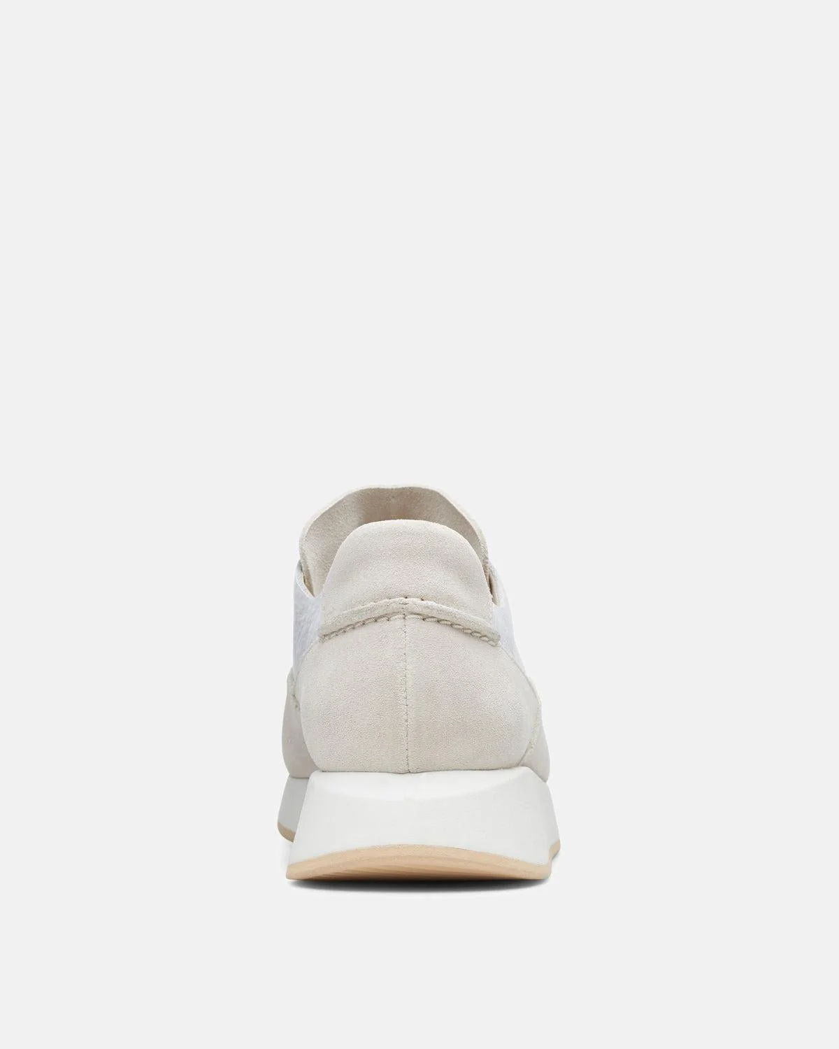 CLARKS ORIGINALS WOMENS KIOWA PACE TRAINERS WHITE COMBI - Image 6
