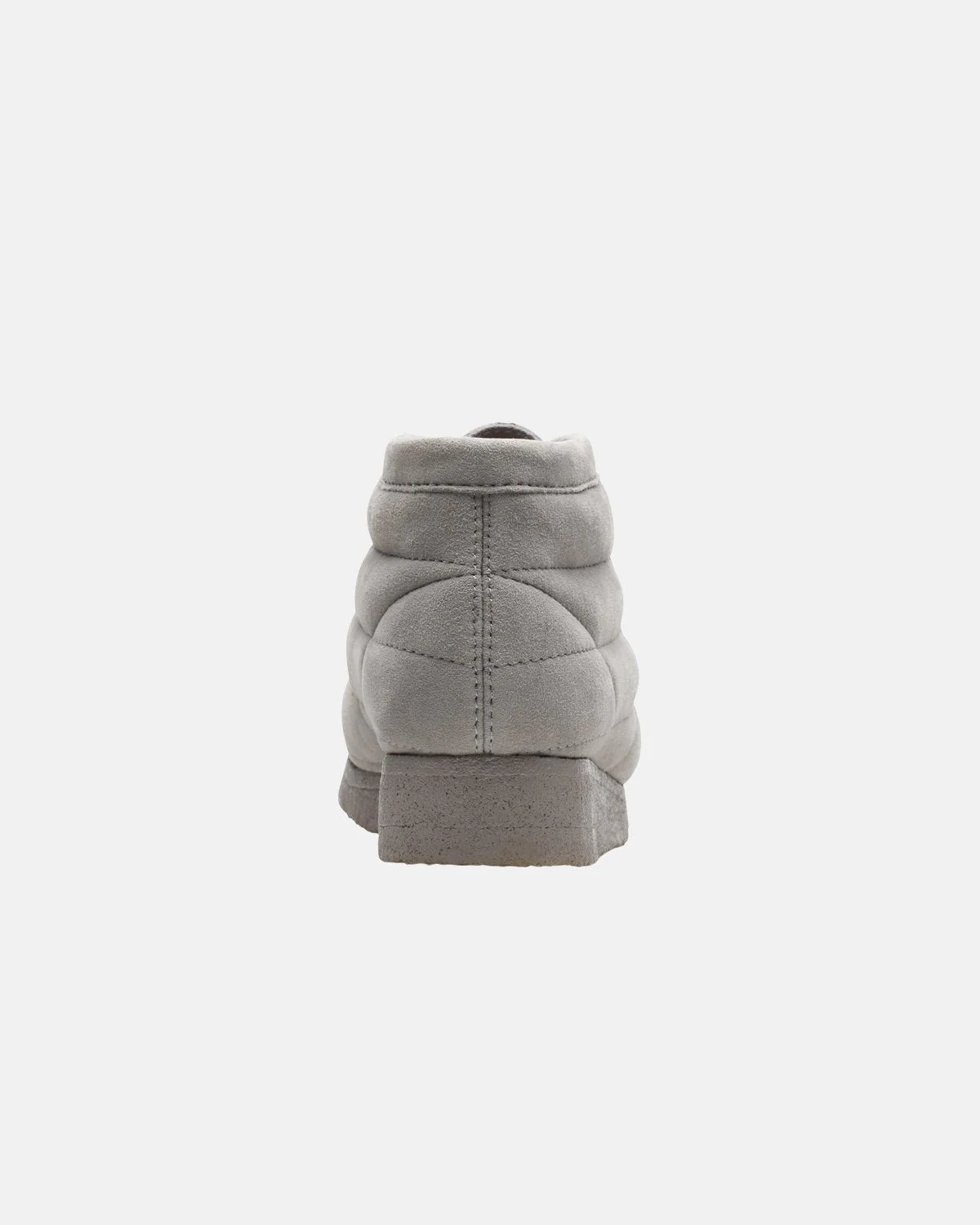 CLARKS ORIGINALS WOMENS WALLABEE BOOTS QUILTED GREY SUEDE - Image 6