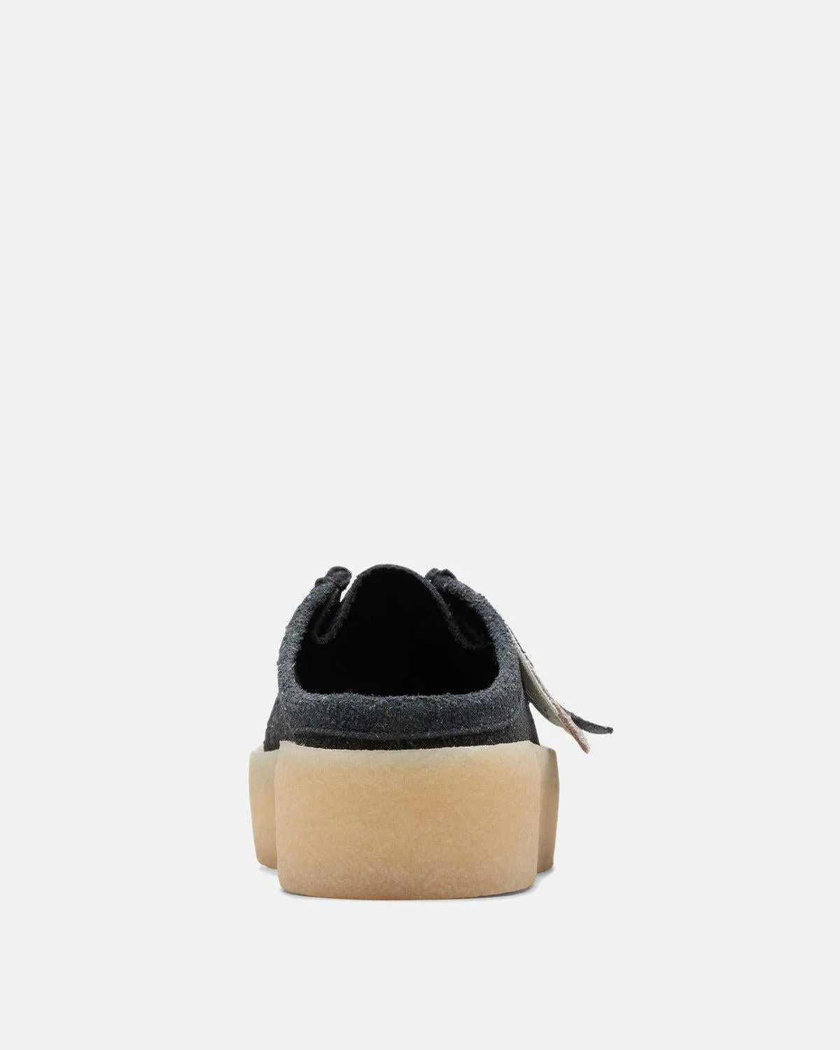 CLARKS ORIGINALS WOMENS WALLABEE CUP LO SHOES BLACK ECO SUEDE - Image 6