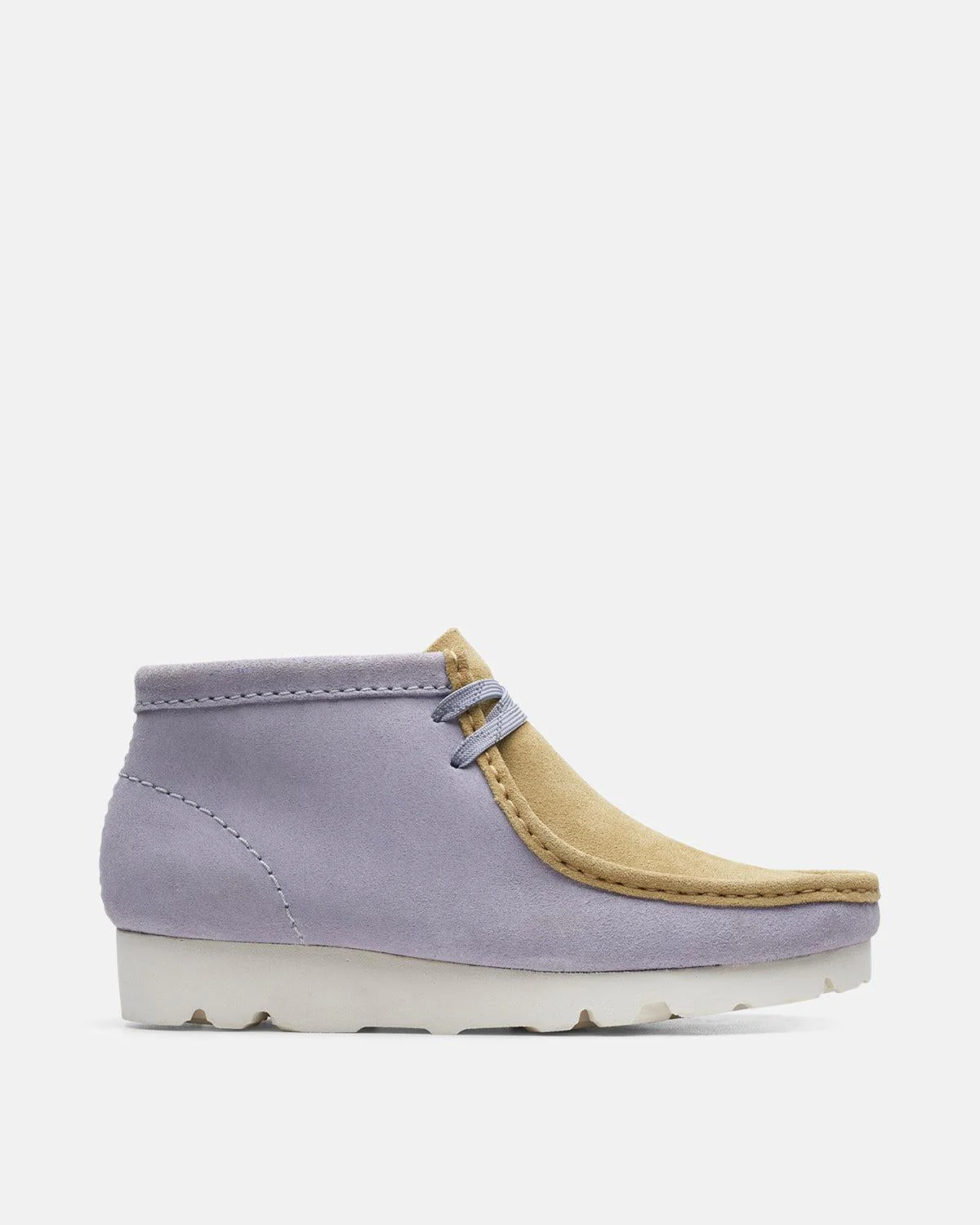 CLARKS ORIGINALS WOMENS WALLABEE GEN BOOTS COOL BLUE