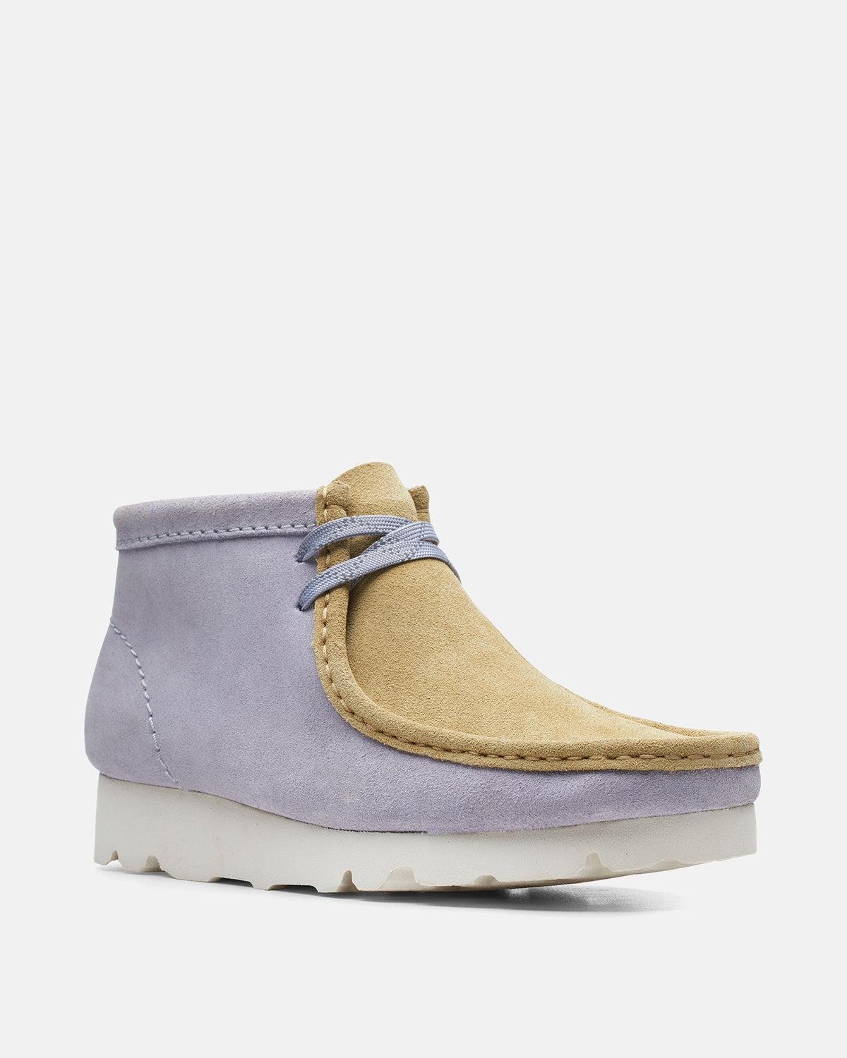 CLARKS ORIGINALS WOMENS WALLABEE GEN BOOTS COOL BLUE - Image 2
