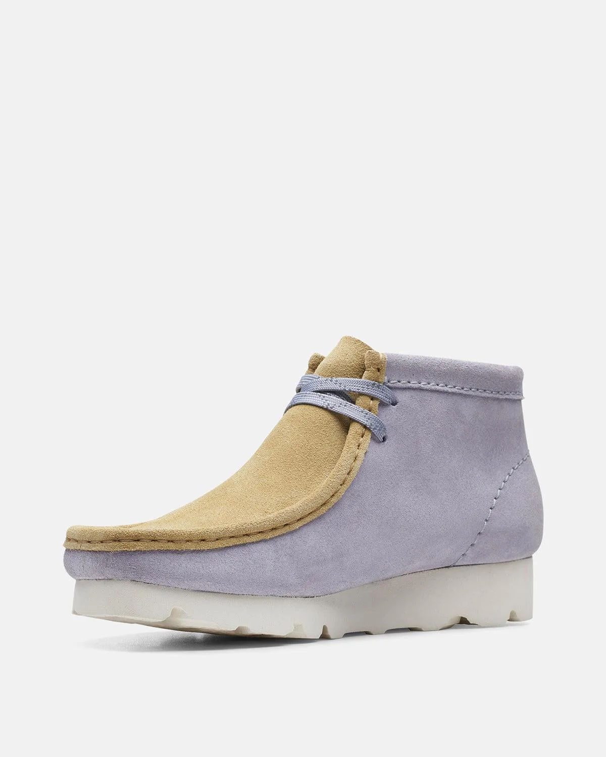 CLARKS ORIGINALS WOMENS WALLABEE GEN BOOTS COOL BLUE - Image 3