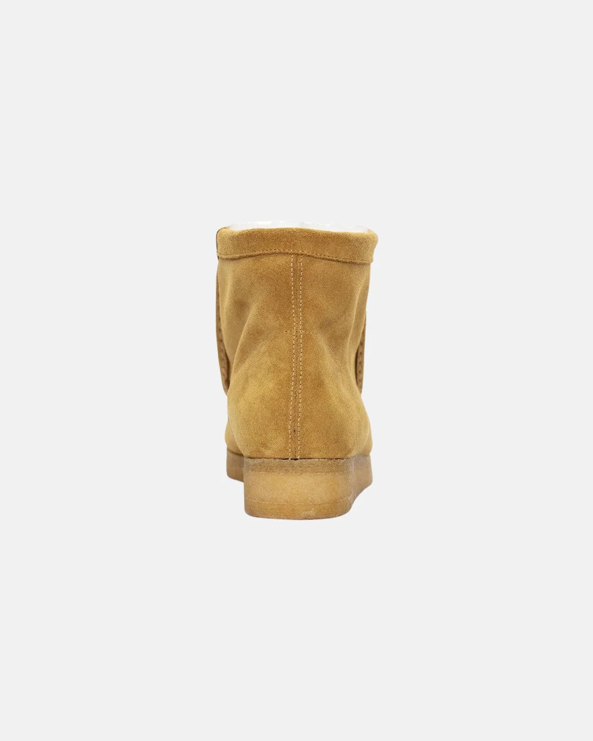 CLARKS ORIGINALS WOMENS WALLABEE HI BOOTS TAN WLINED - Image 4