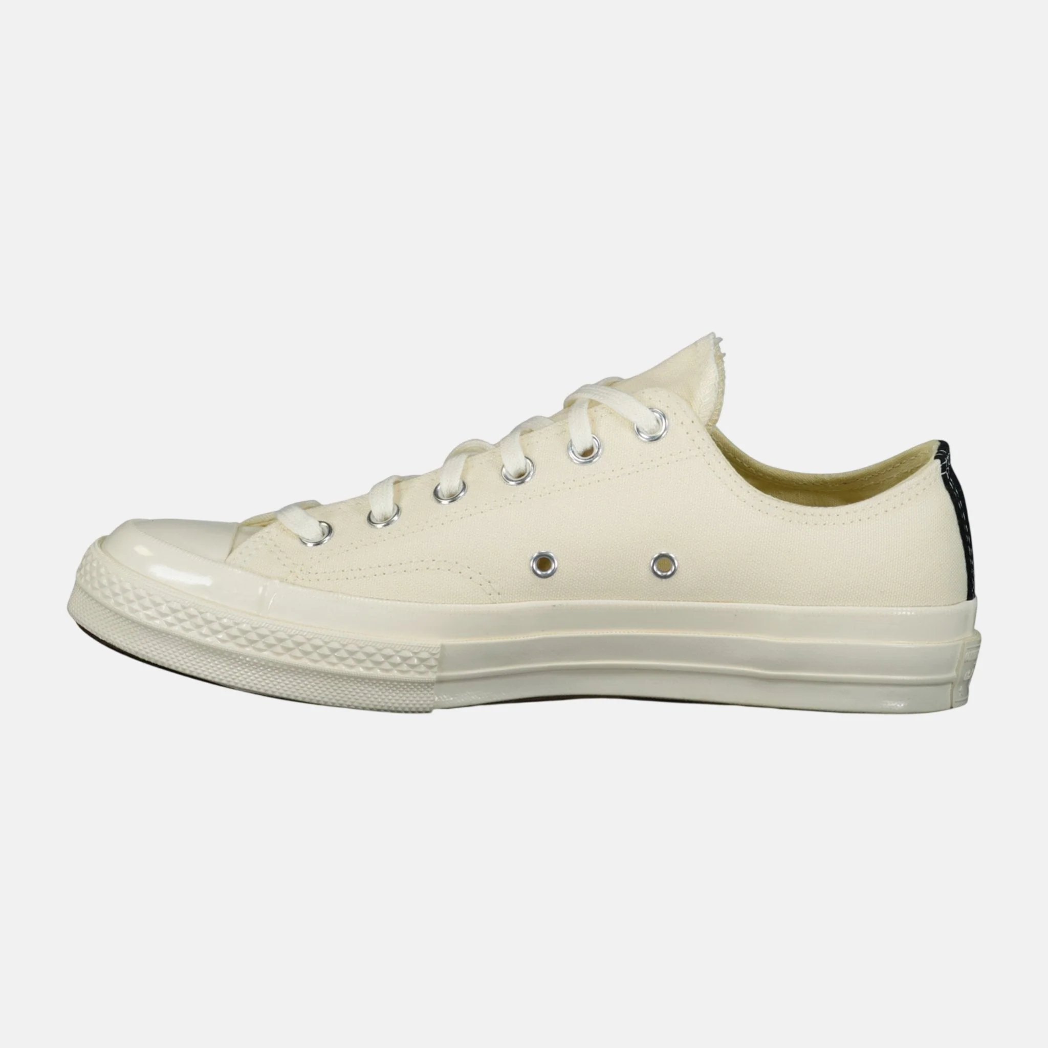 Comme Des Garcons Play X Converse 'Chuck Taylor' Low Trainers Beige - Image 3