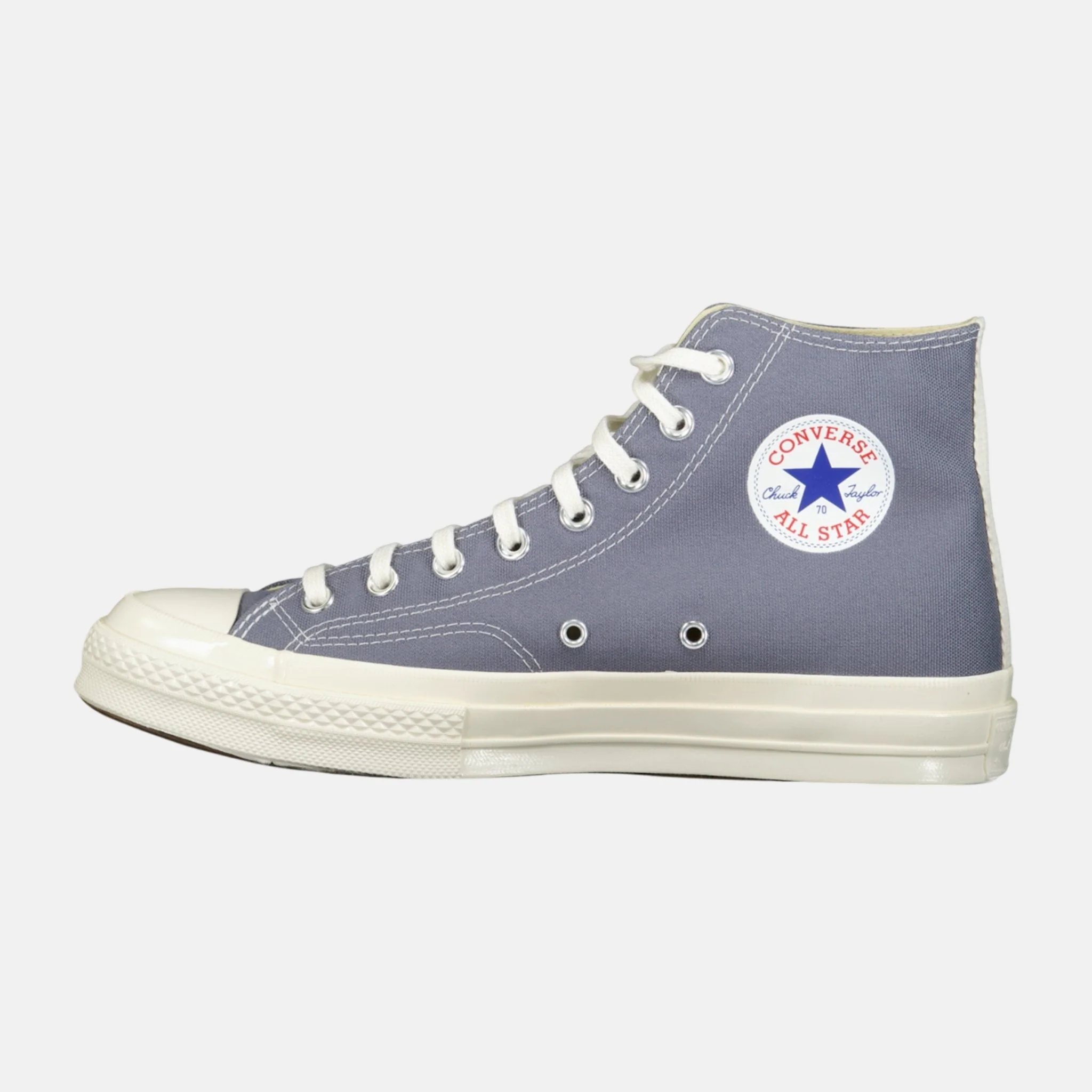 Comme Des Garcons Play X Converse 'Chuck Taylor' Trainers Grey - Image 3