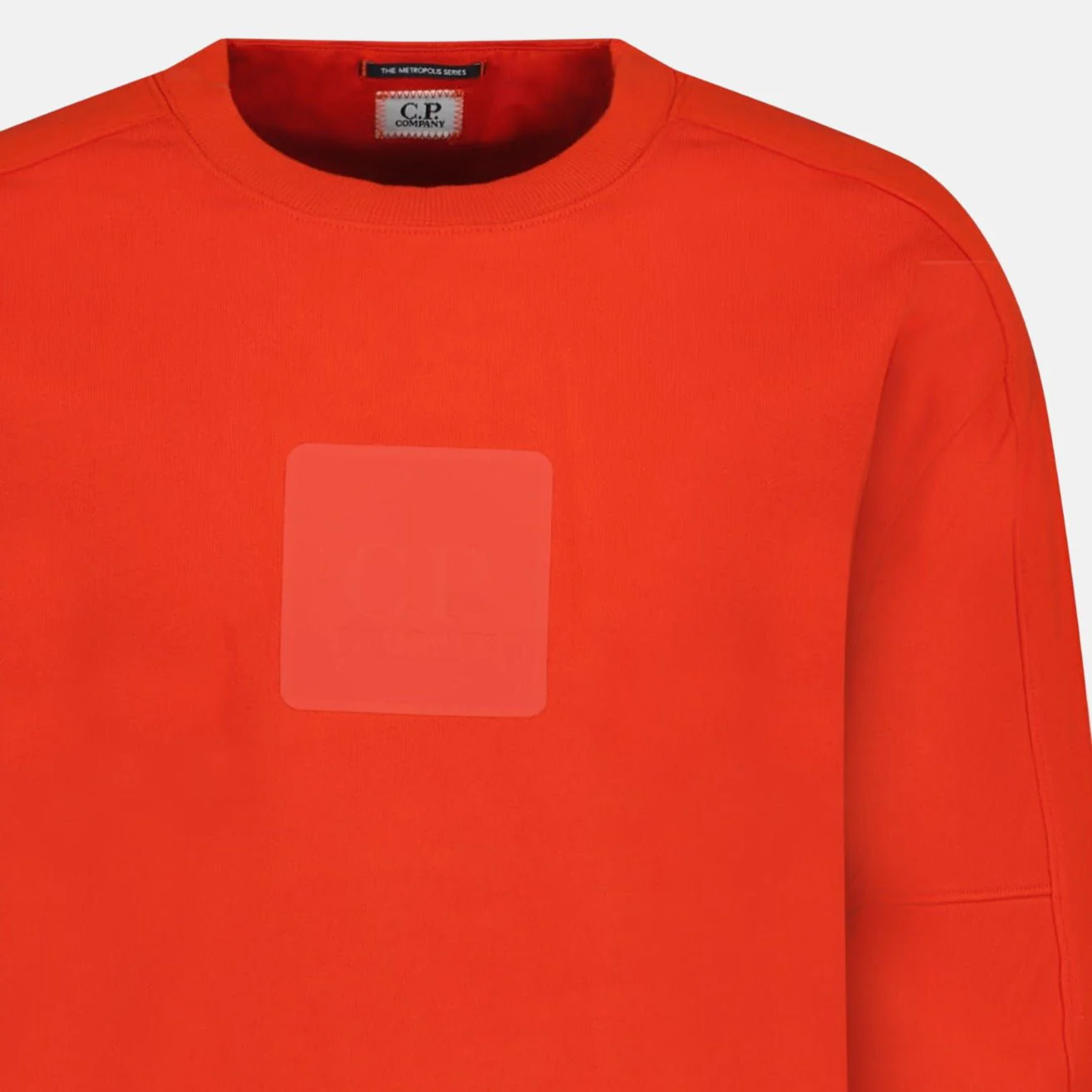 CP Company Chest Patch Logo Sweatshirt Red - Image 2
