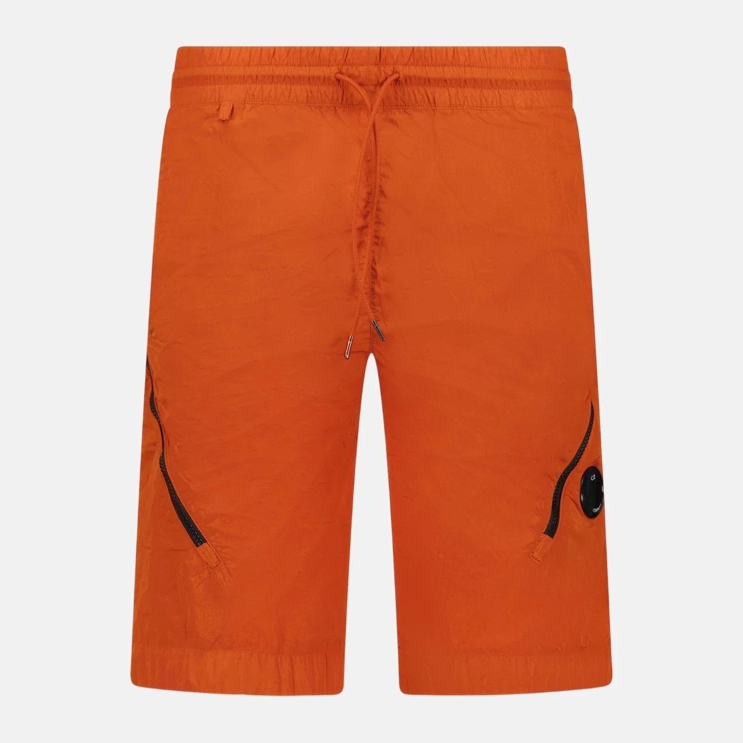 CP Company Chrome Lens Shorts Dark Orange