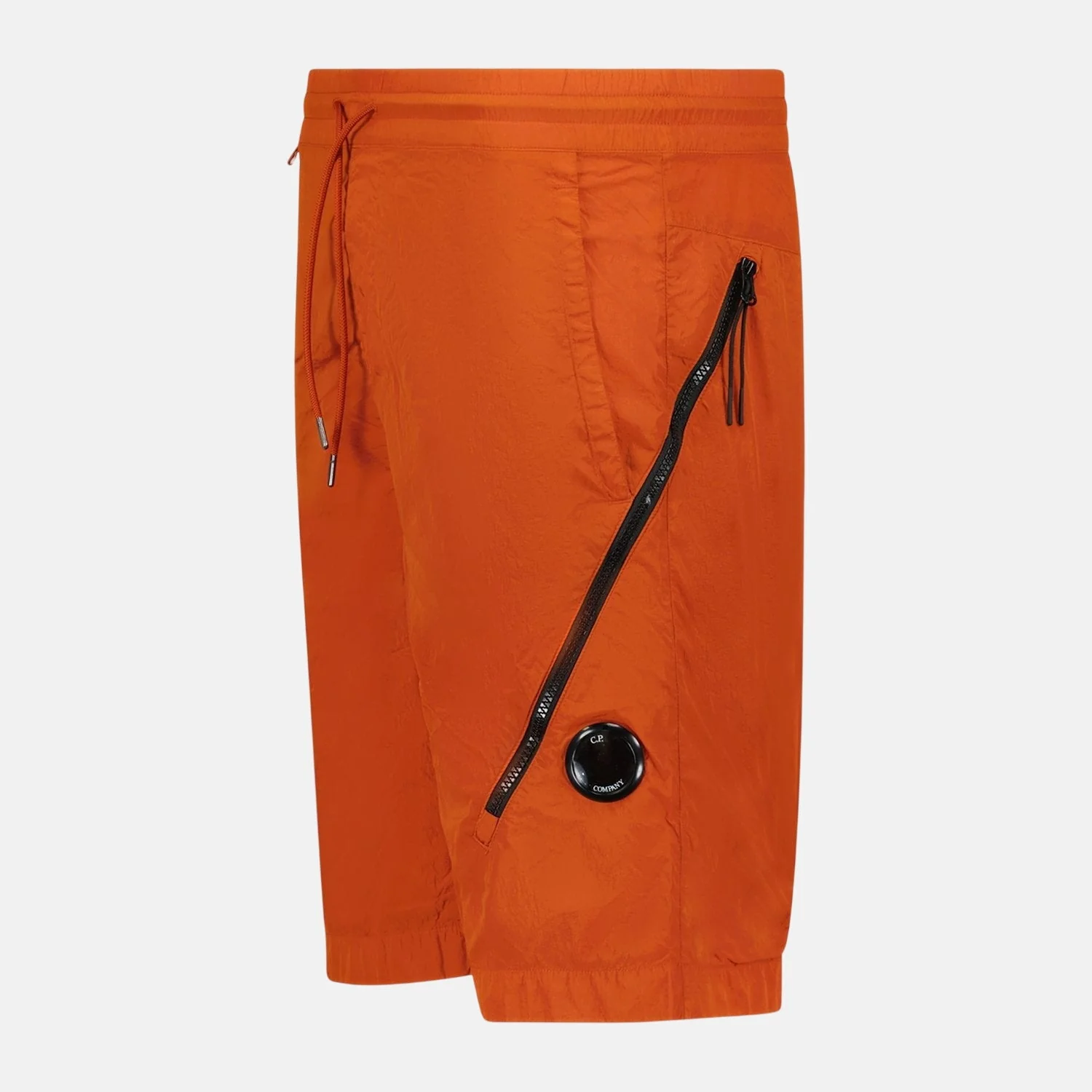 CP Company Chrome Lens Shorts Dark Orange - Image 2