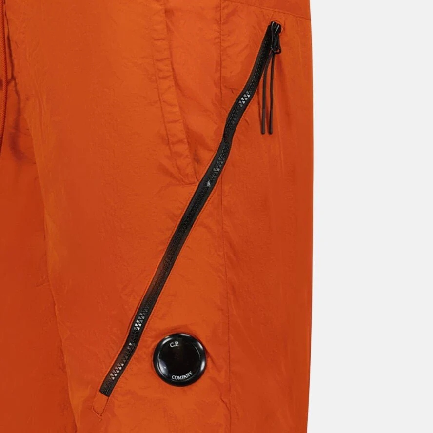CP Company Chrome Lens Shorts Dark Orange - Image 3
