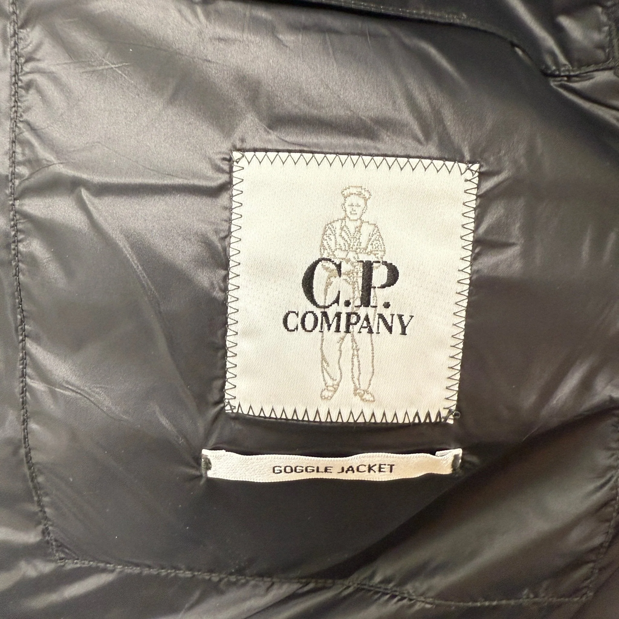 CP Company D.D. Padded Goggle Down Jacket Black - Image 5