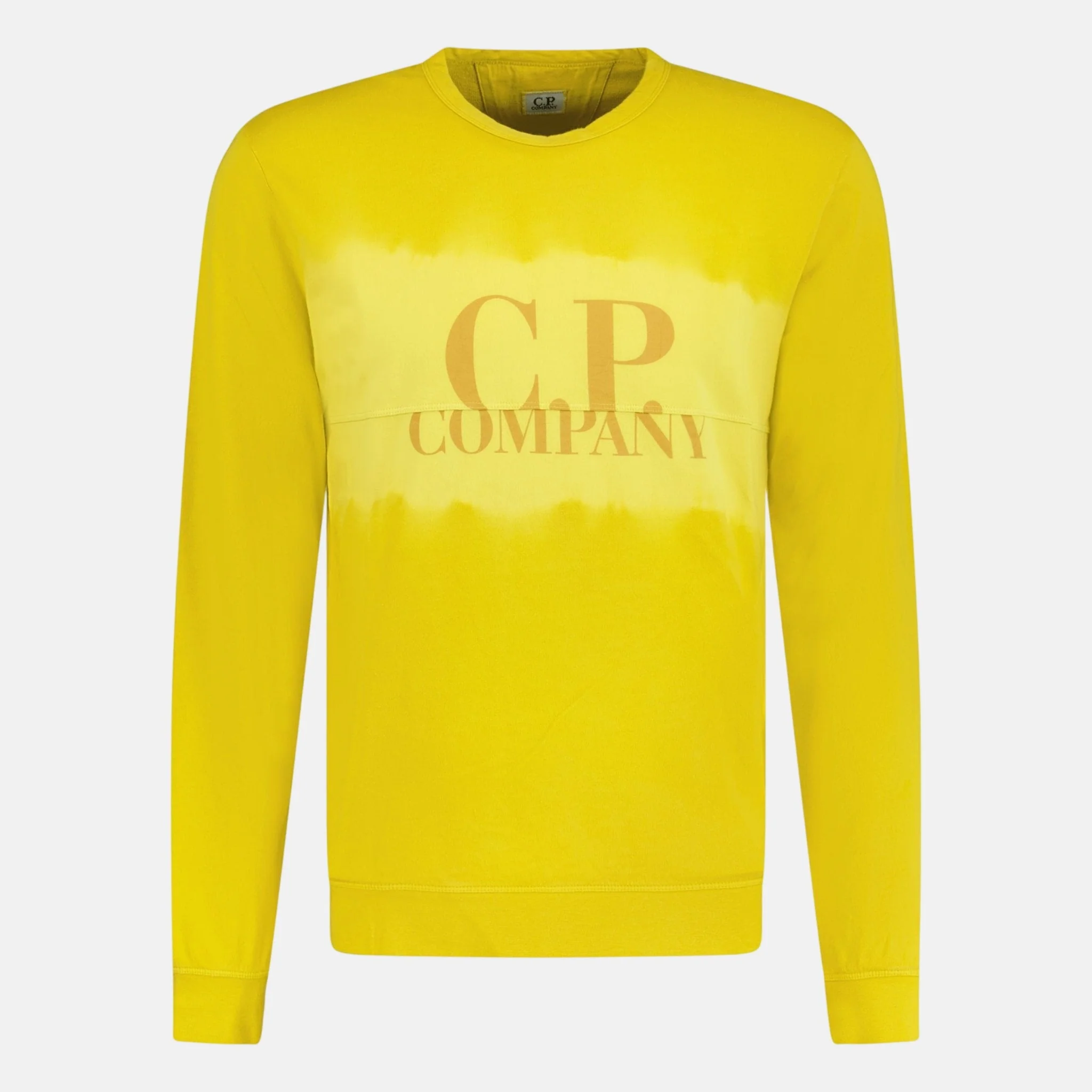 CP Company Dye Logo Sweatshirt Yellow