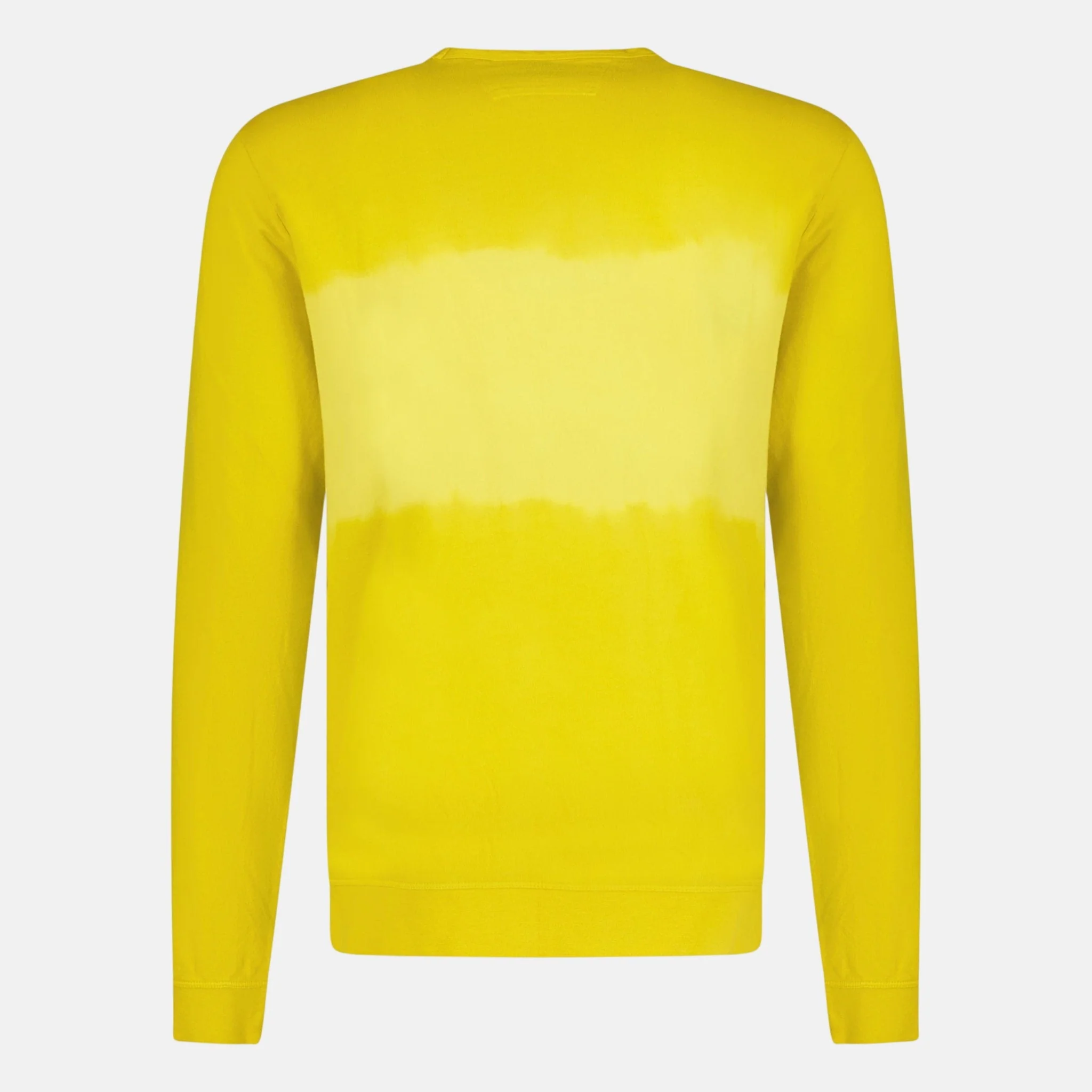CP Company Dye Logo Sweatshirt Yellow - Image 2