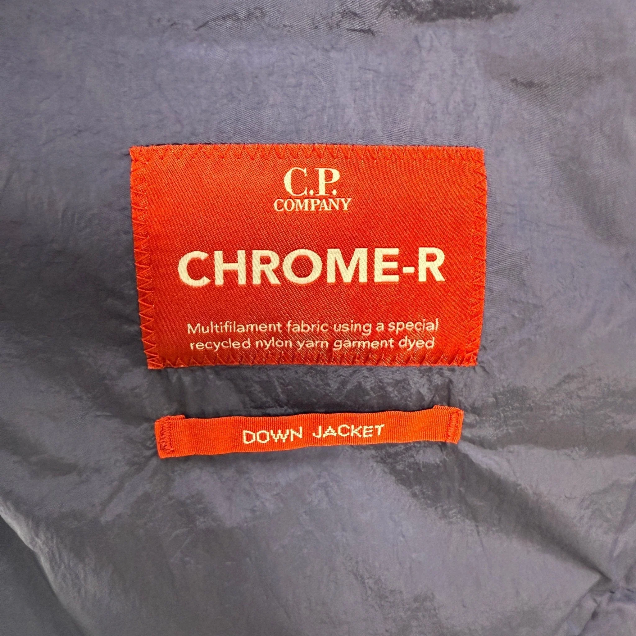 CP Company Eco-Chrome R Goggle Jacket Estate Blue - Image 5