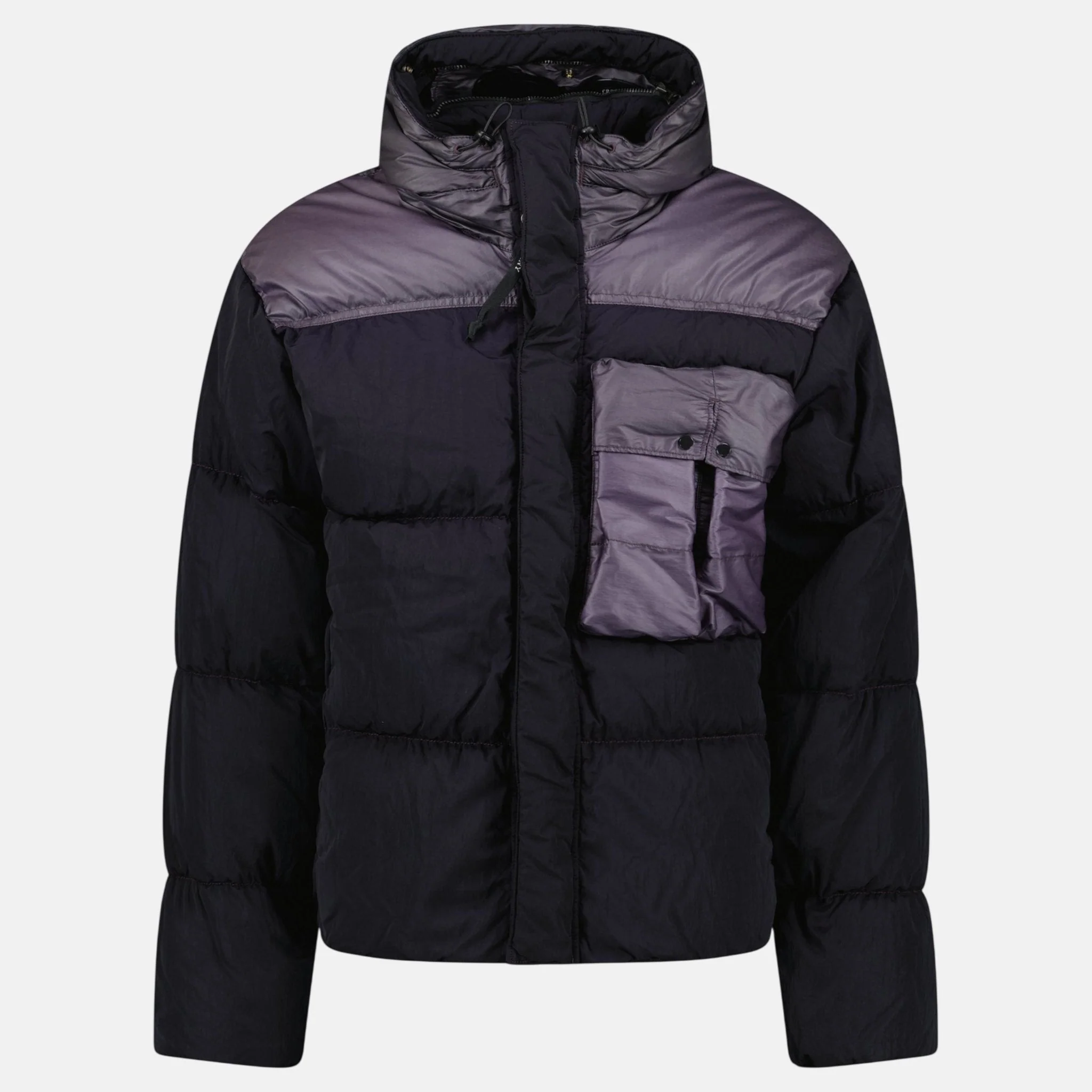 CP Company Eco Chrome R Mixed Goggle Down Jacket Nightshade