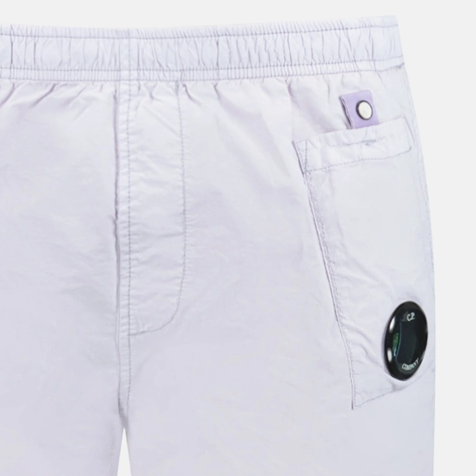 CP Company Flatt Nylon Lens-Detail Swim Shorts Lilac - Image 2