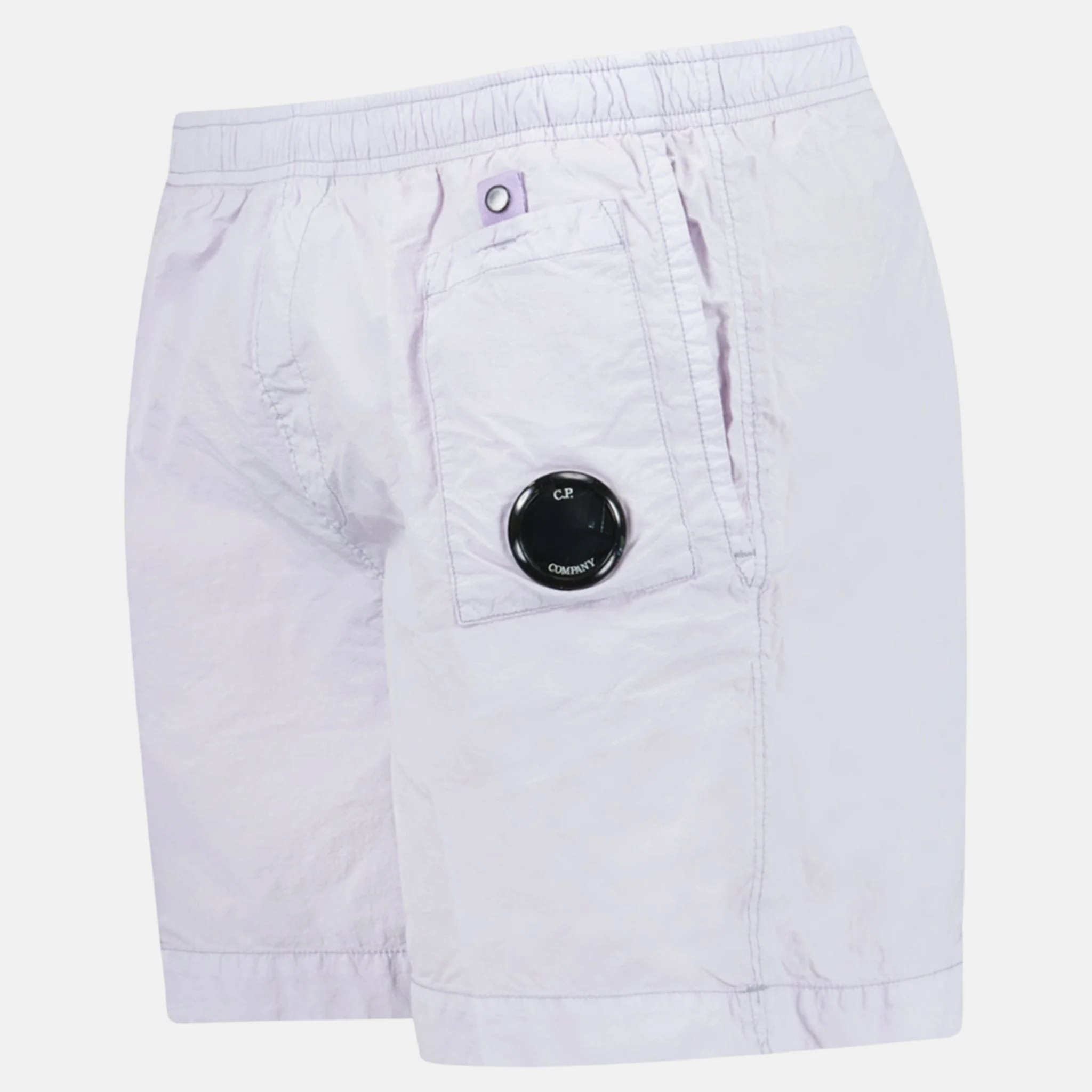 CP Company Flatt Nylon Lens-Detail Swim Shorts Lilac - Image 3
