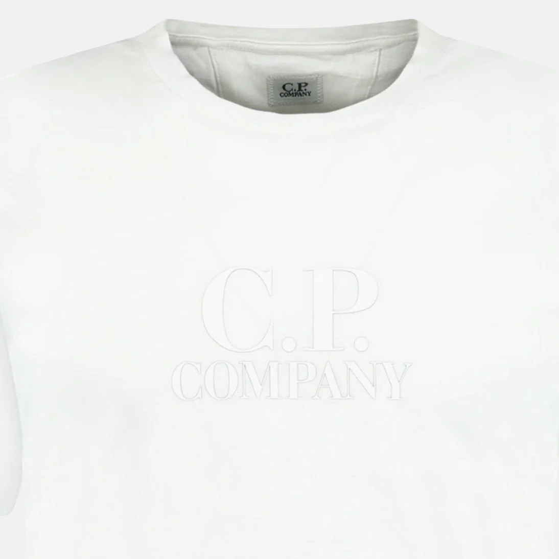 CP Company Large Logo T-Shirt White - Image 2