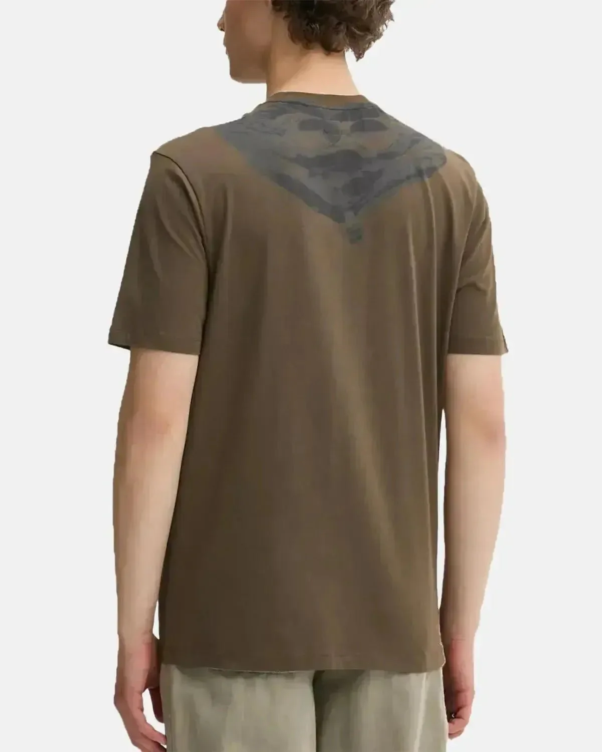 CP COMPANY MENS 30/1 JERSEY BACK GOGGLE T-SHIRT IVY GREEN - Image 3