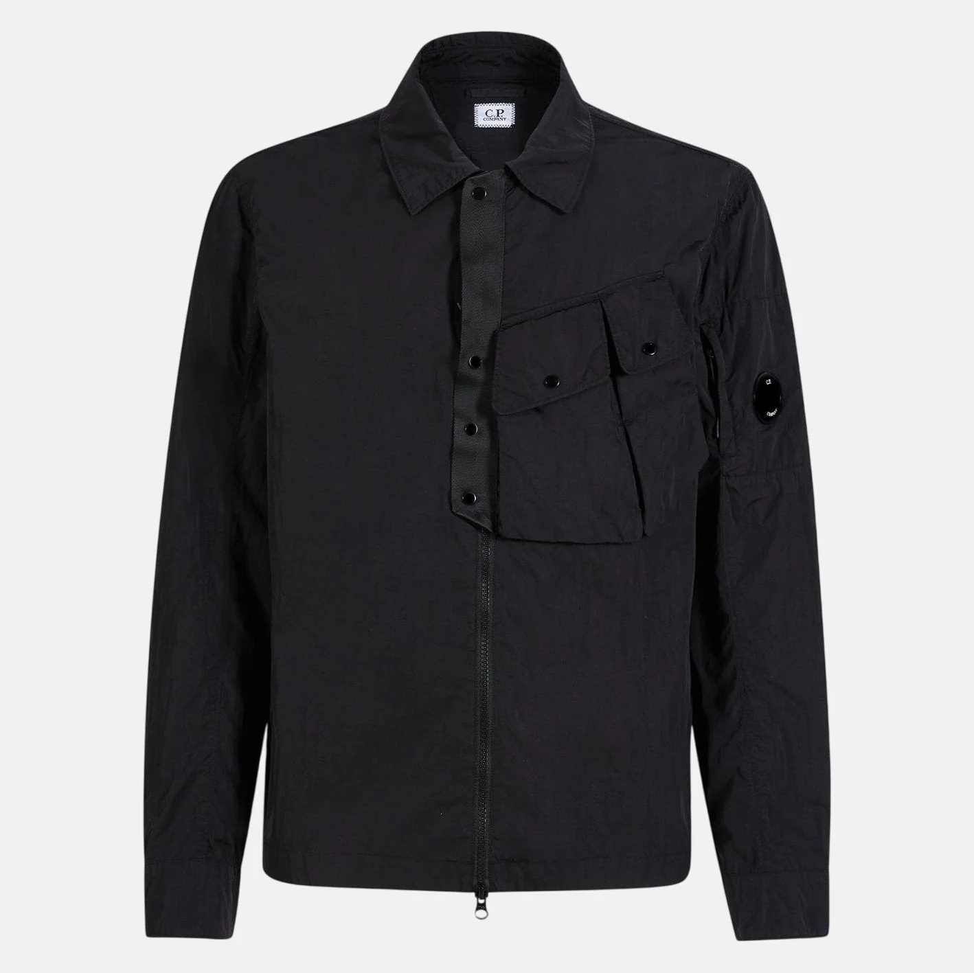 CP Company Chrome Overshirt Black