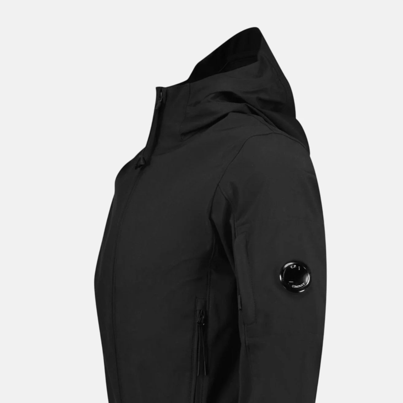 CP Company Softshell Arm Lens Jacket Black - Image 4