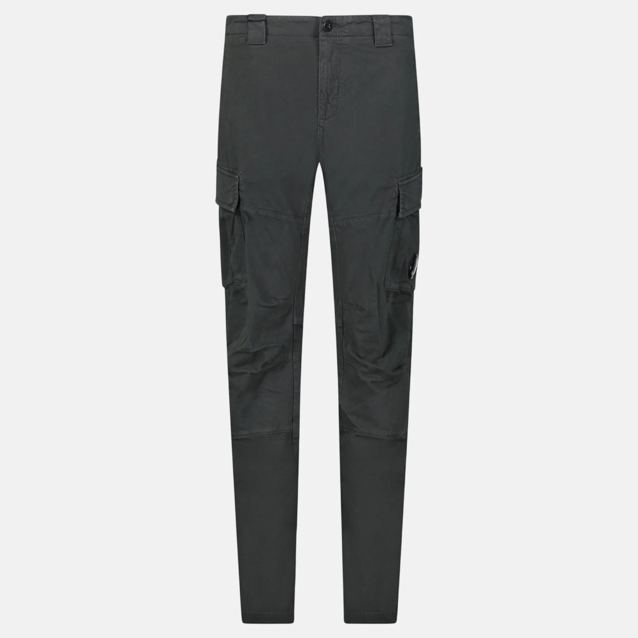 CP Company Stretch Sateen Cargo Lens Pants Grey