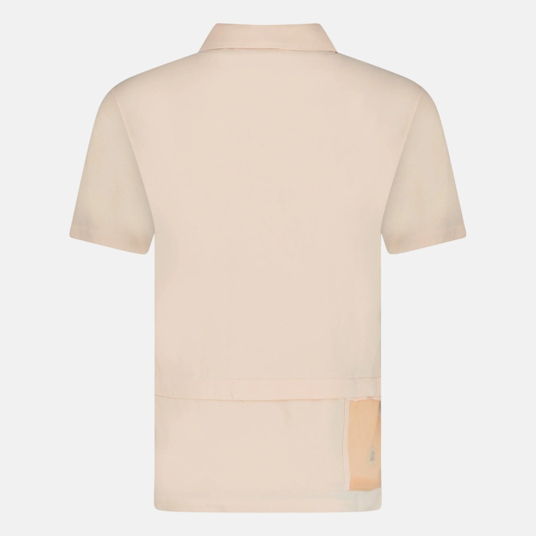 CP Company Tacting Piquet Zip Polo Shirt Pink - Image 2