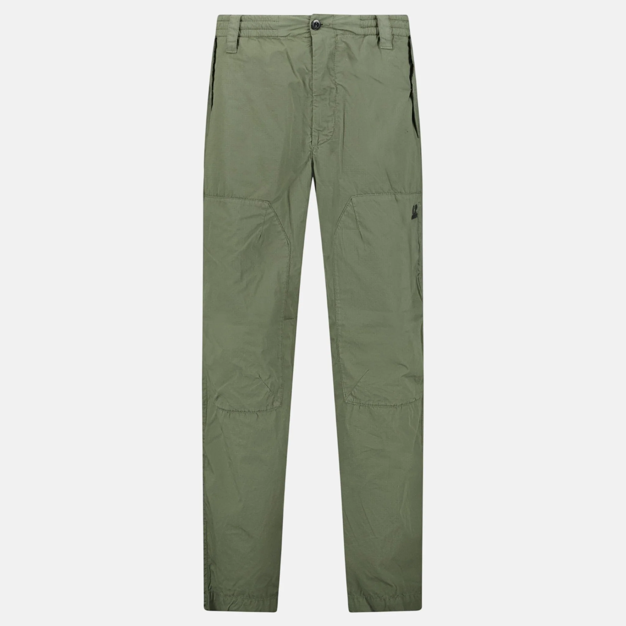 CP Company Cotton Rip Stop Loose Cargo Pants Thyme