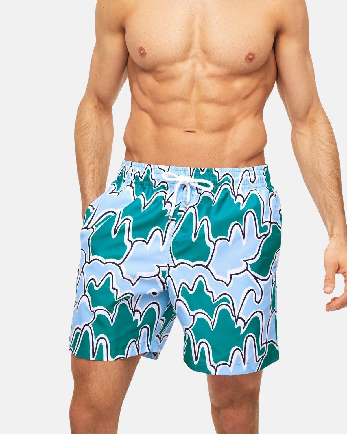 DEREK ROSE MAUI 45 SWIM SHORTS MULTI - Image 4