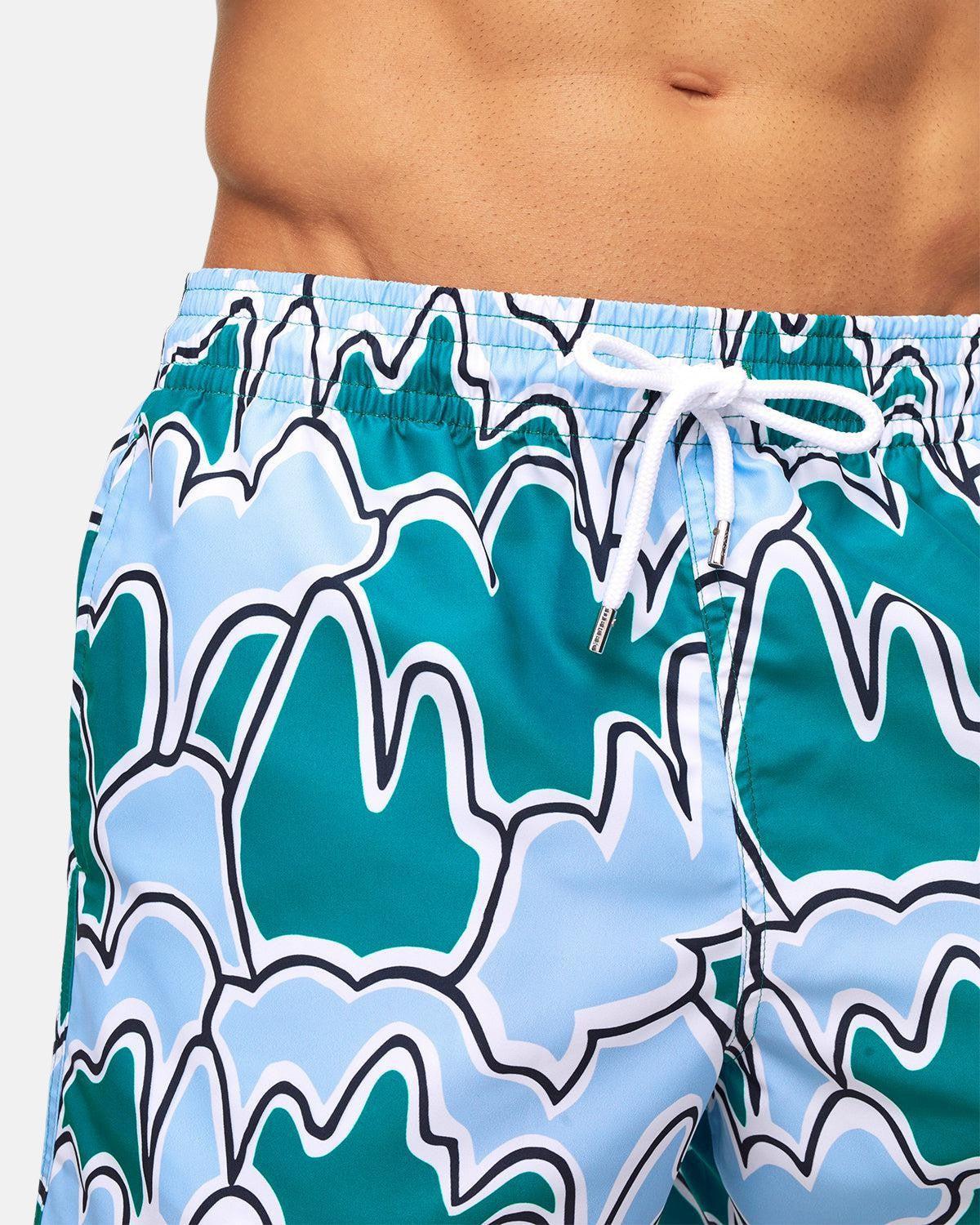 DEREK ROSE MAUI 45 SWIM SHORTS MULTI - Image 7