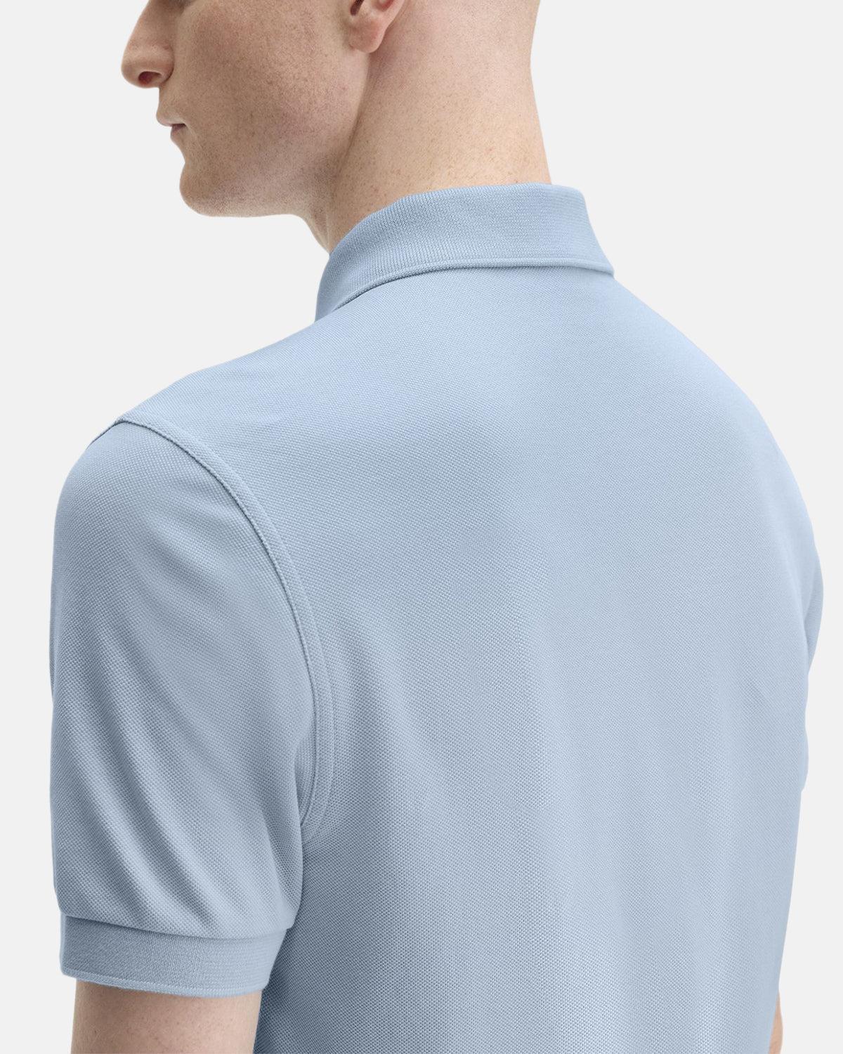 FRED PERRY M6000 POLO SHIRT LIGHT SMOKE NAVY - Image 5