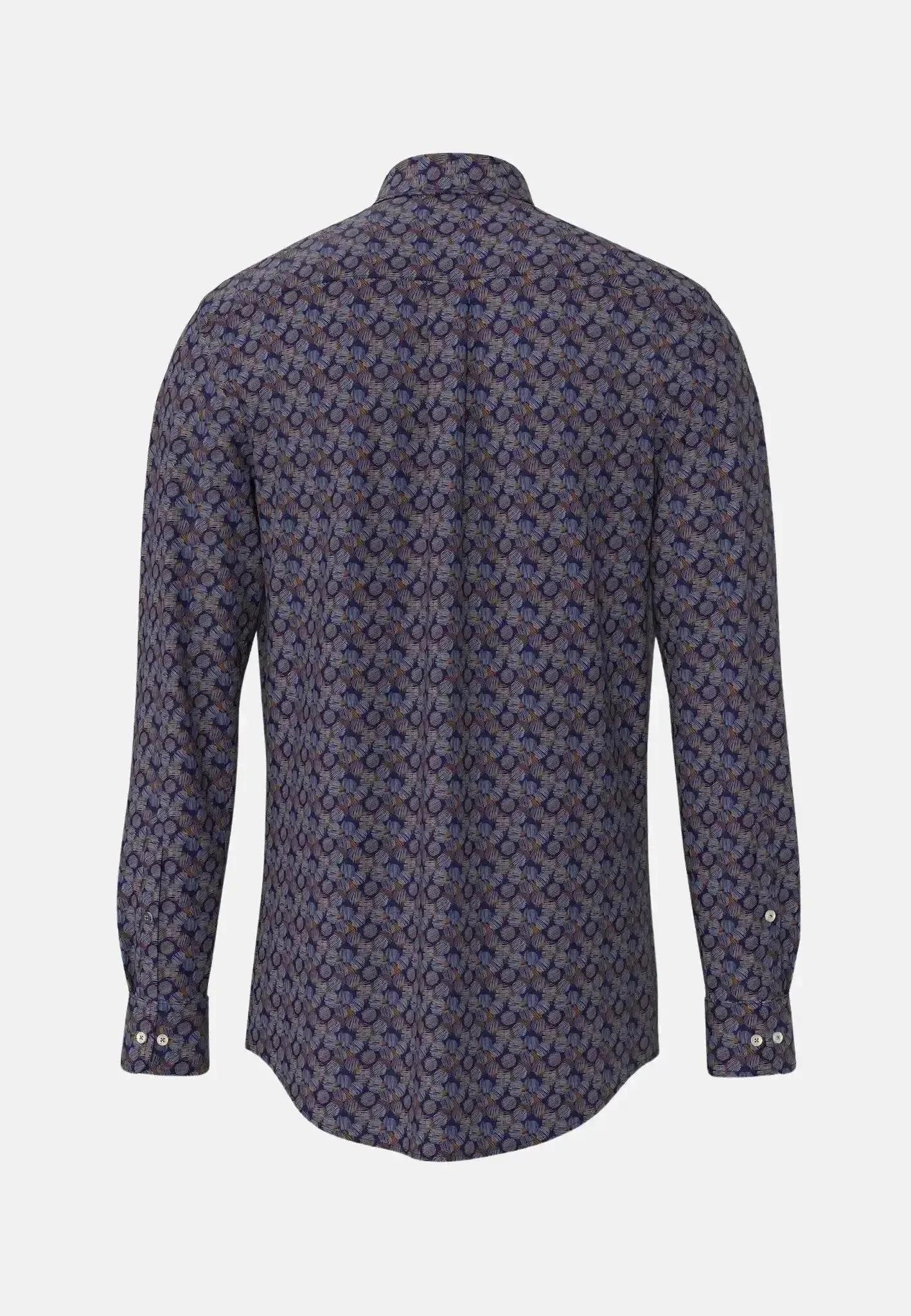 Fynch-Hatton Allover Modern Print Shirt Hazel - Image 2