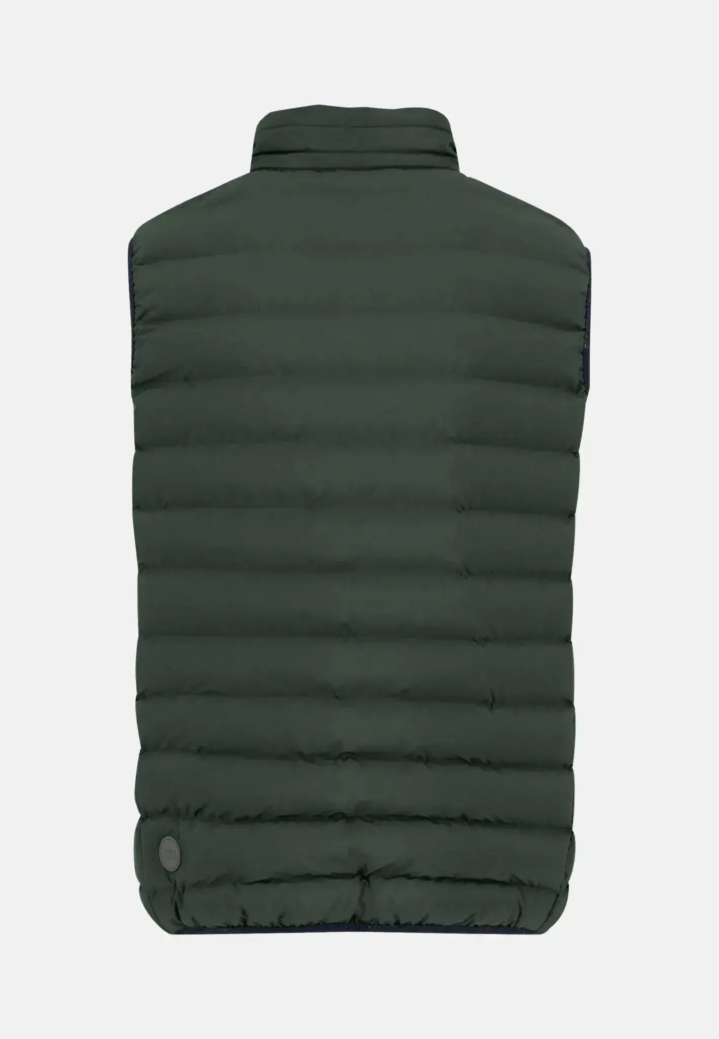 Fynch-Hatton Mens Basic Light Weight Gilet Dark Ivy - Image 2