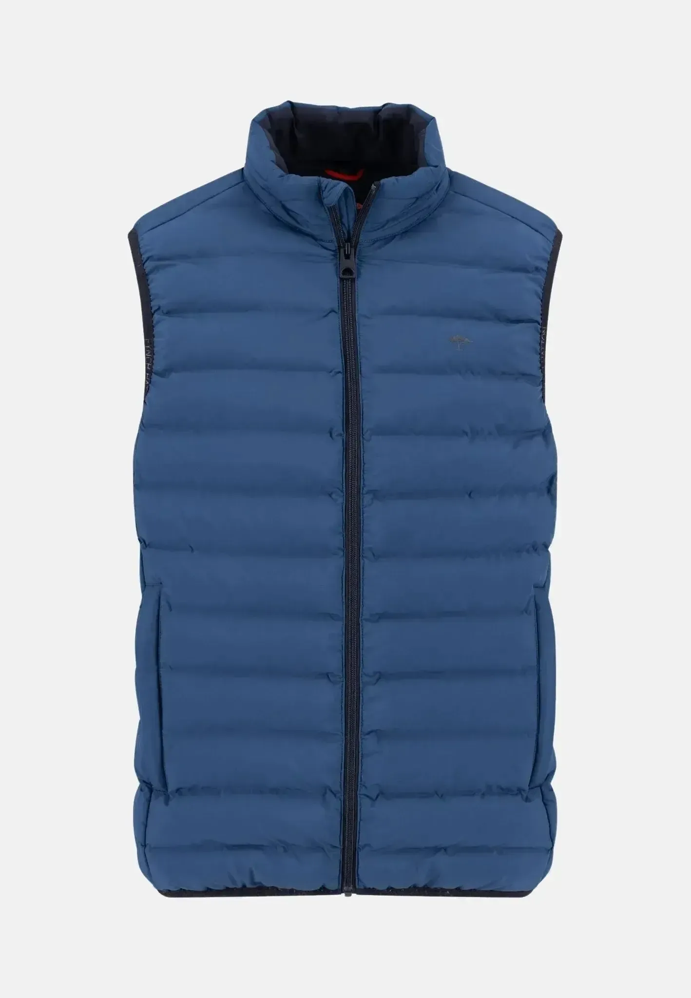 Fynch-Hatton Mens Basic Light Weight Gilet Misty Blue