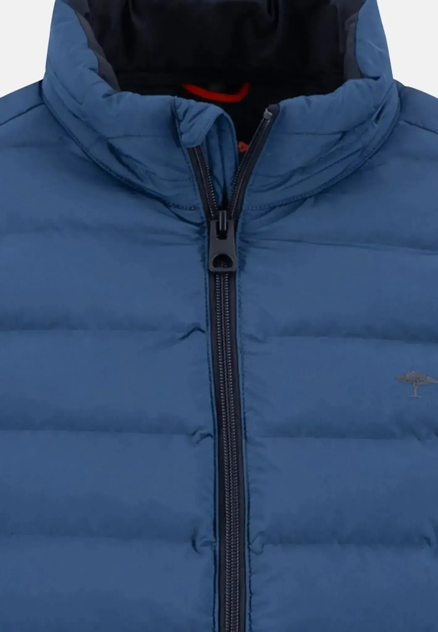 Fynch-Hatton Mens Basic Light Weight Gilet Misty Blue - Image 3