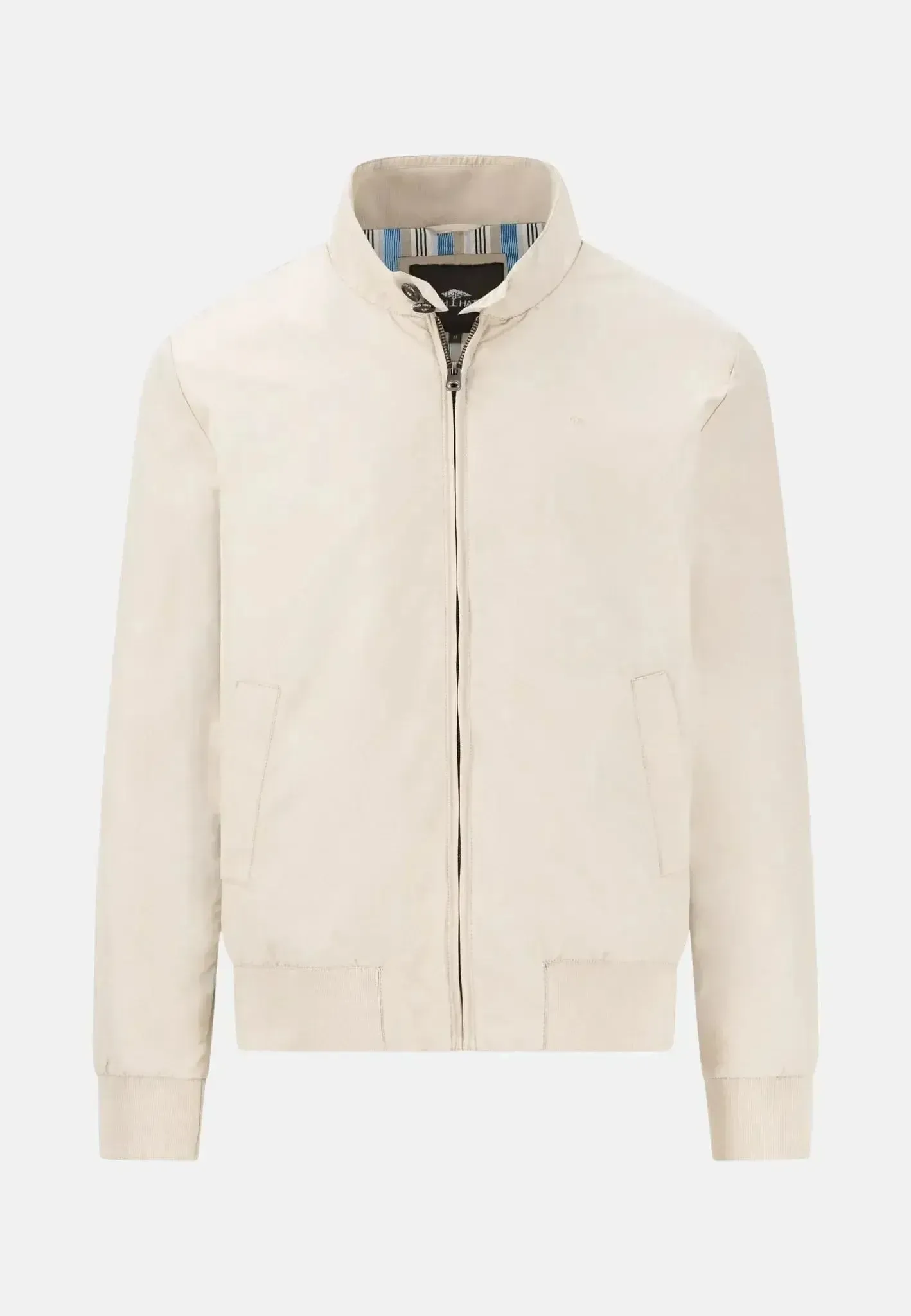 Fynch-Hatton Mens Harrington Jacket Stone
