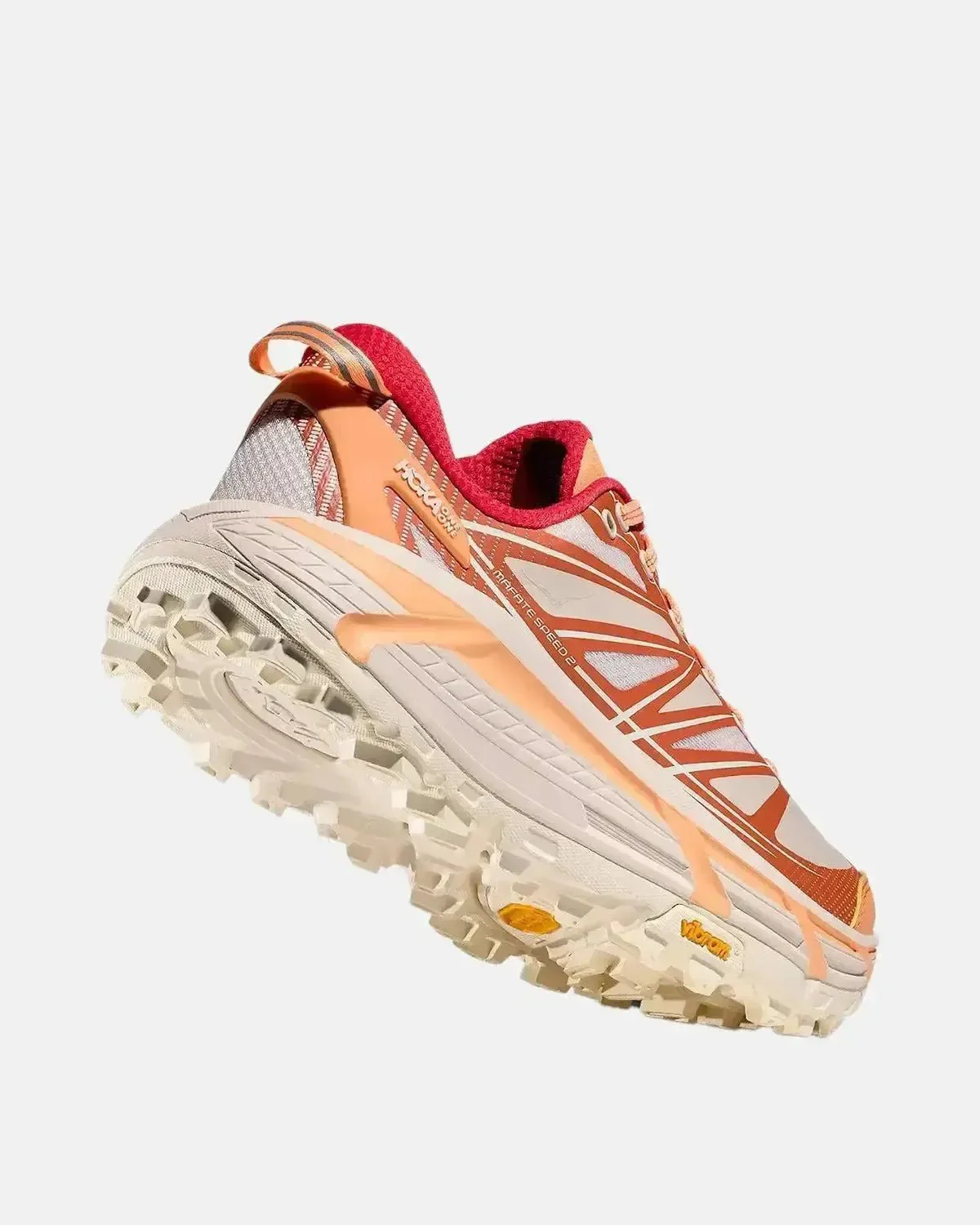 HOKA MENS MUFATE SPEED 2 TRAINERS PALE TANGERINE EMBER - Image 3