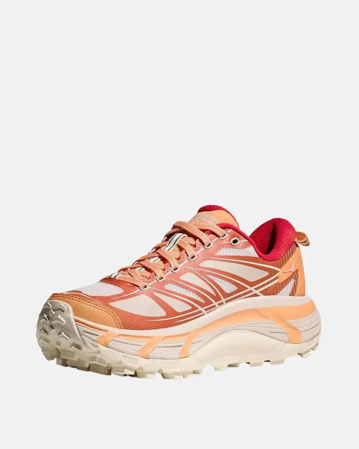 HOKA MENS MUFATE SPEED 2 TRAINERS PALE TANGERINE EMBER - Image 4