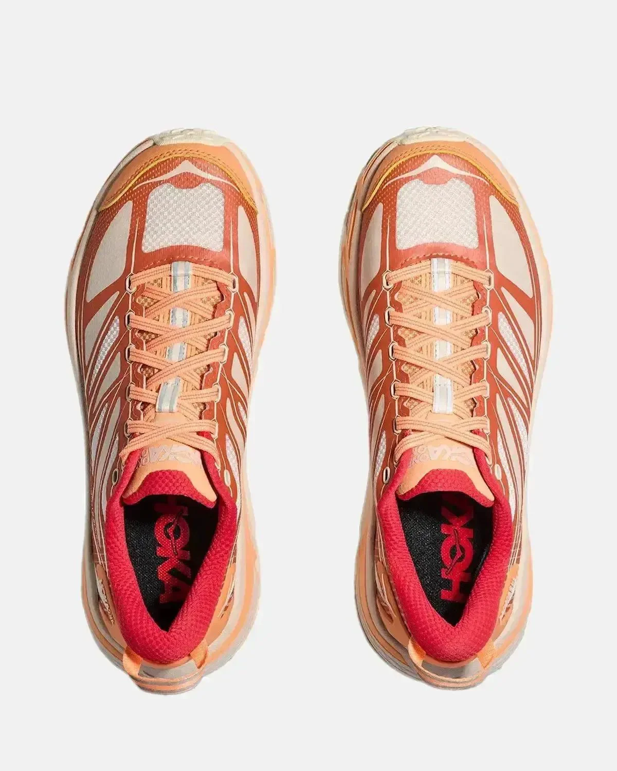 HOKA MENS MUFATE SPEED 2 TRAINERS PALE TANGERINE EMBER - Image 6