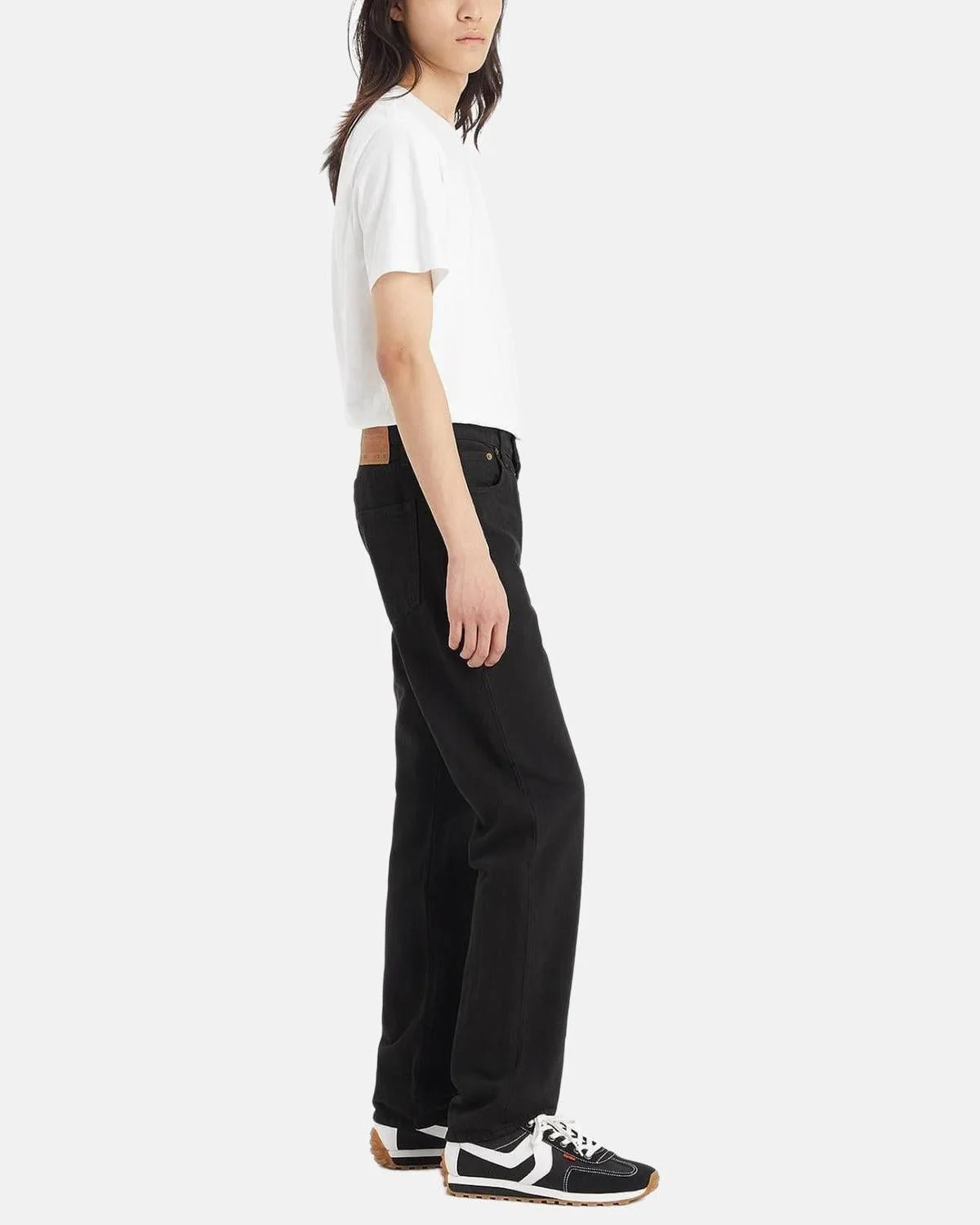 LEVIS 501 ORIGINAL JEANS STONEWASHED BLACK - Image 3