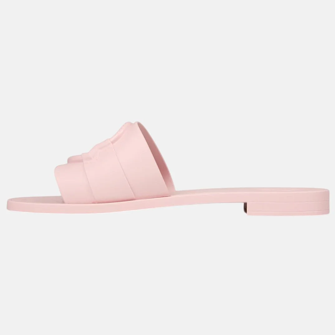 Moncler Womens Mon Sliders Pink - Image 4