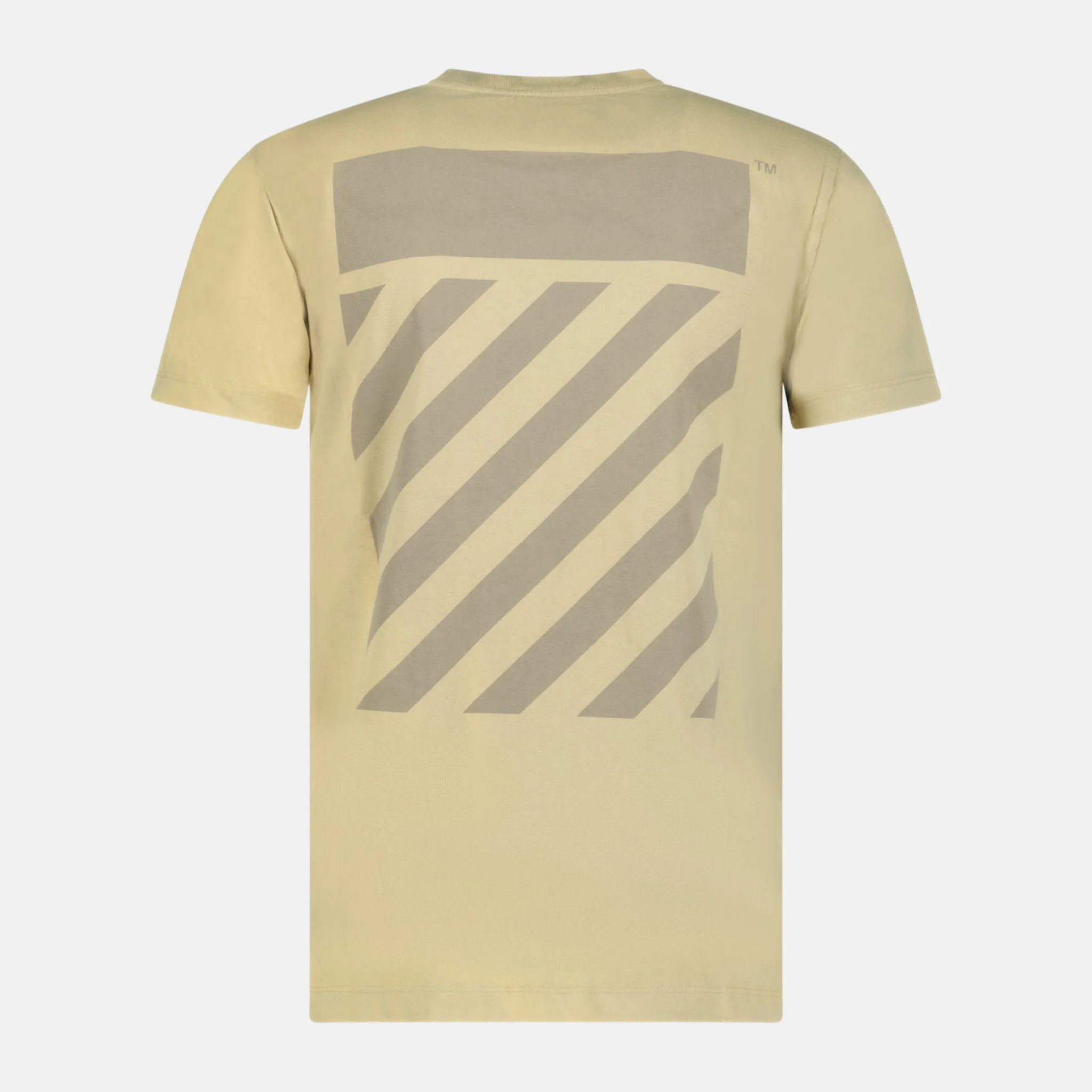 Off-White Diagonal Logo T-Shirt Sand - Image 2