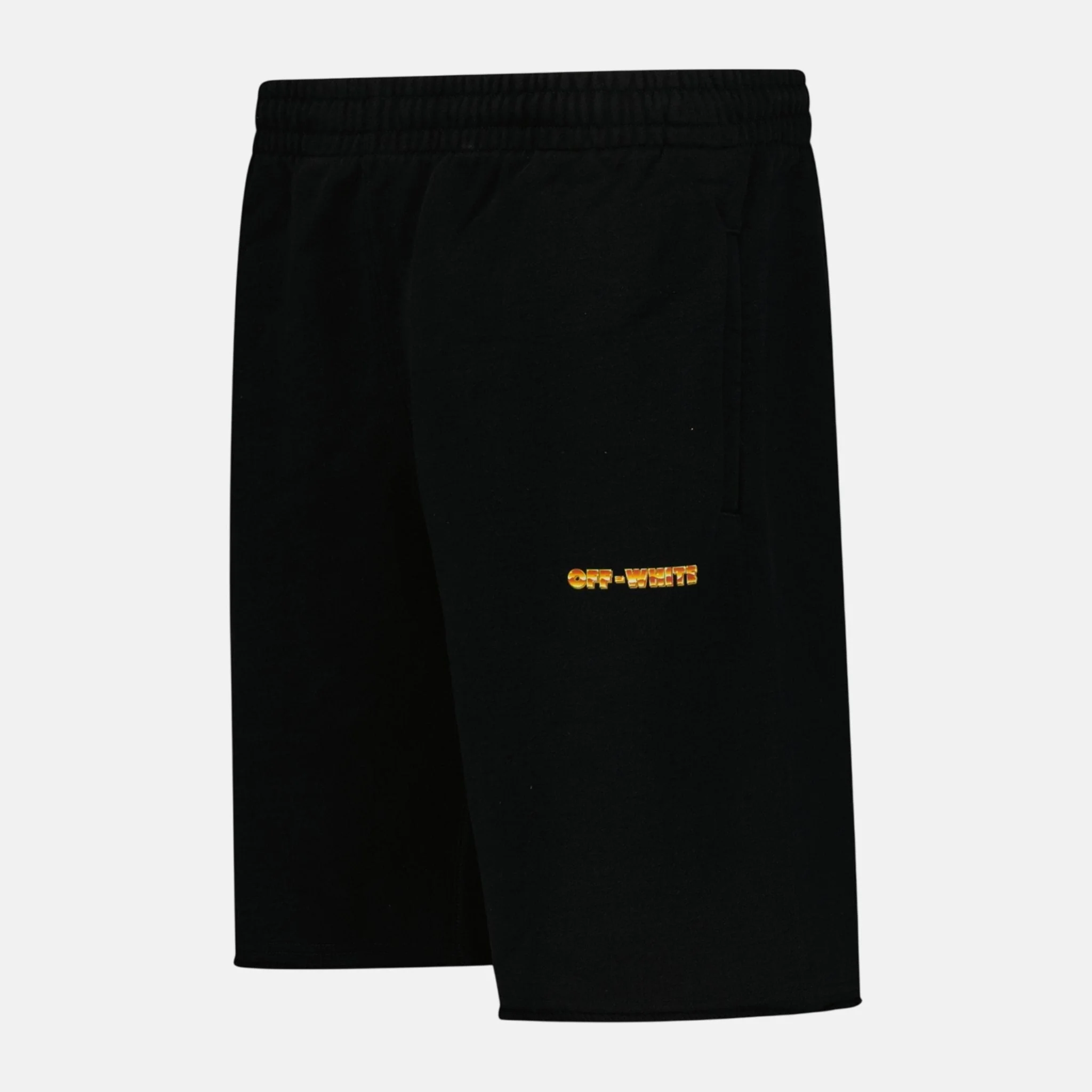 Off-White Gold Metal Arrow Shorts Black - Image 4