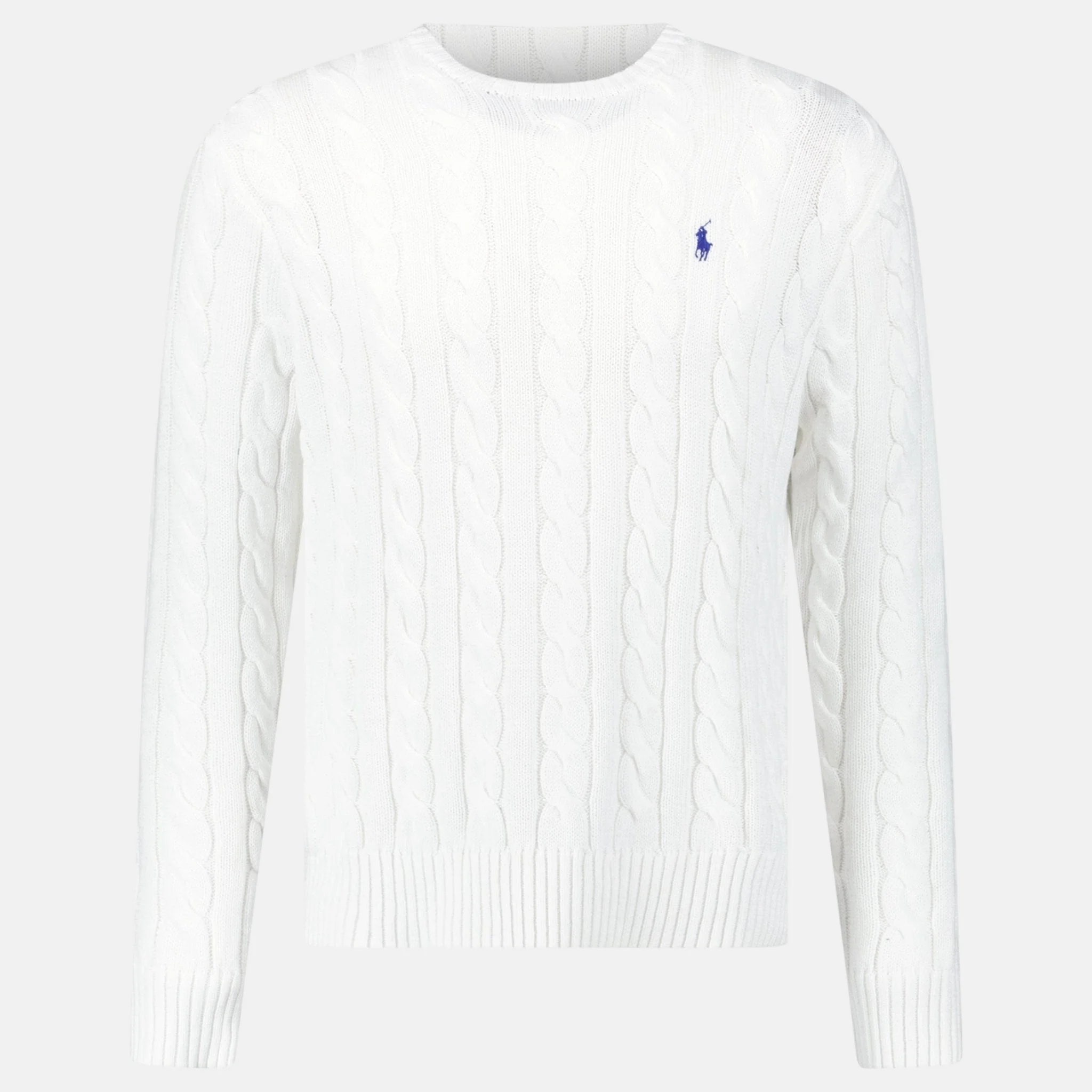 Ralph Lauren Cable Knit Sweater White