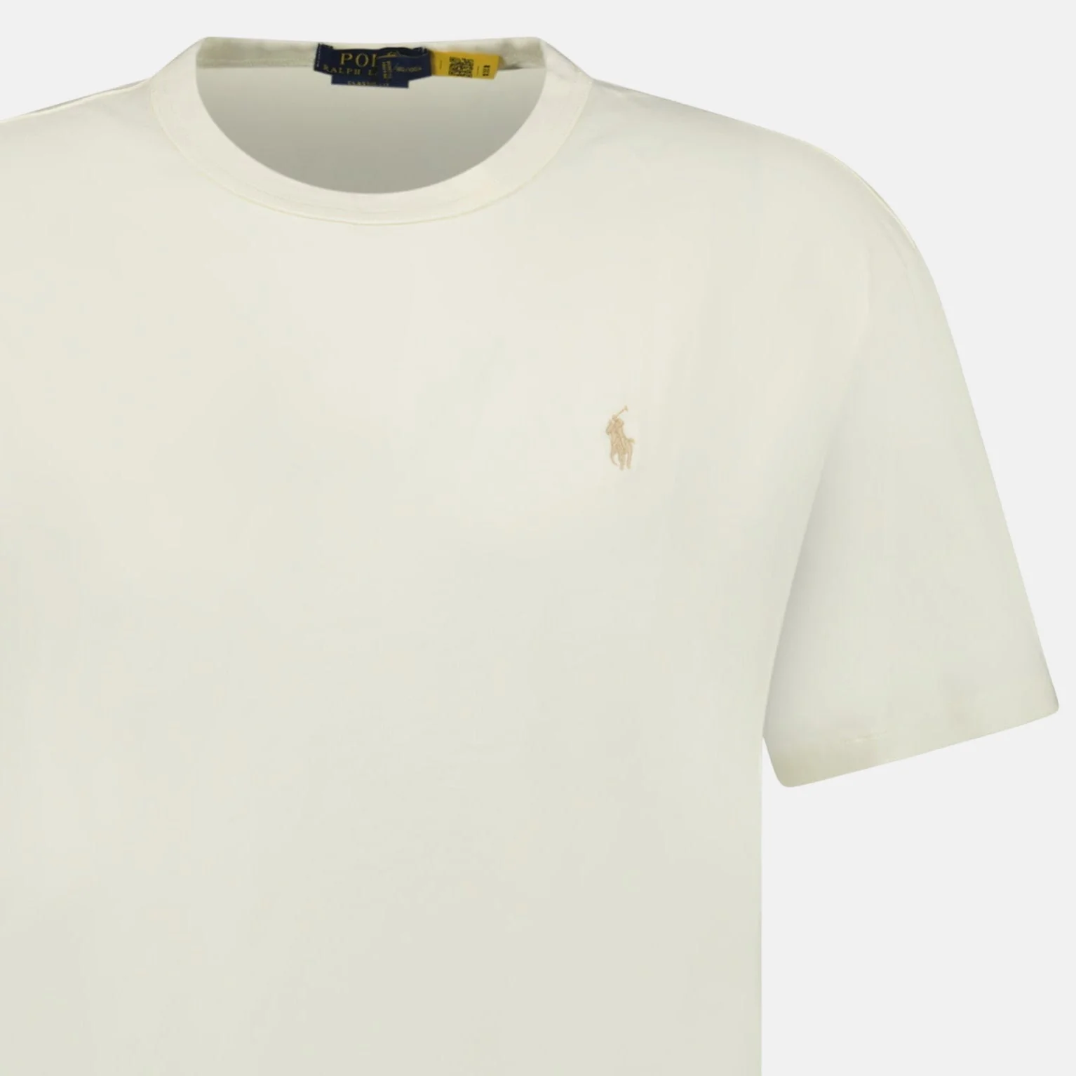 Ralph Lauren Classic Fit T-Shirt Clubhouse Cream - Image 2