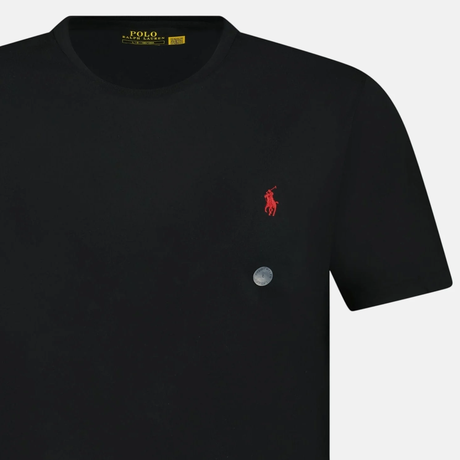 Ralph Lauren Custom Slim Fit T-Shirt Black - Image 2